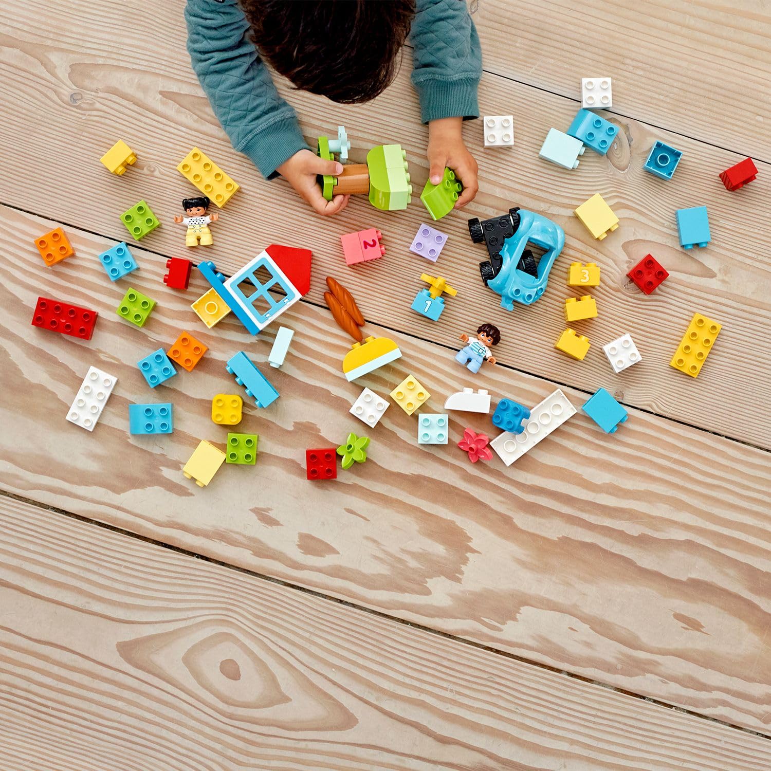 LEGO DUPLO Classic Brick Box Set 10913 - 65 Pieces, Ages 1.5+ 2