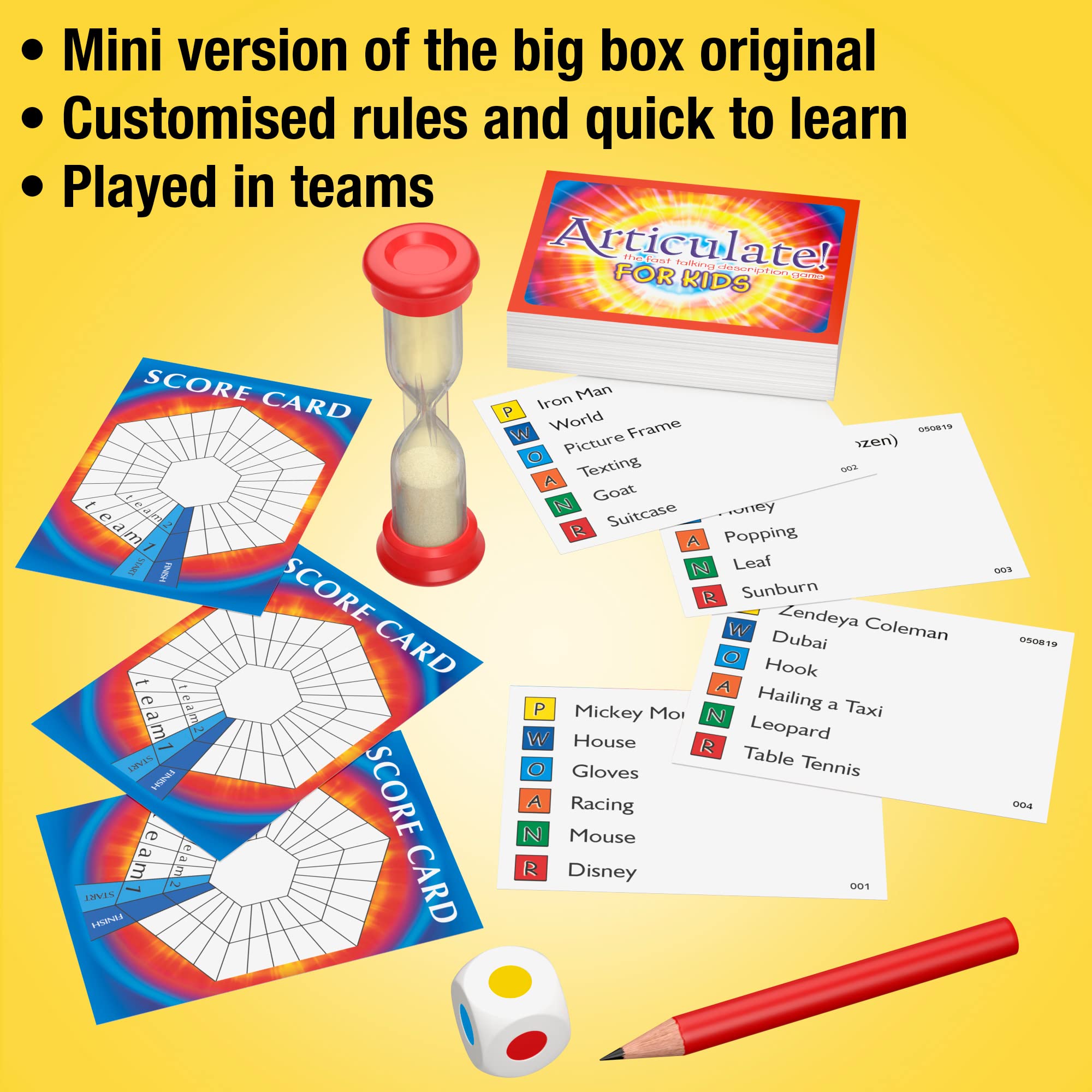 Drumond Park Articulate for Kids Mini Board Game - Compact Travel Version of the Fast Talking Description Game 4