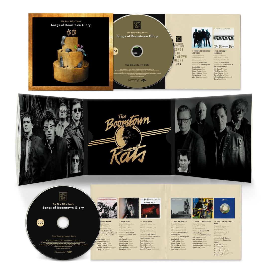 The Boomtown Rats – The First 50 Years: Songs Of Boomtown Glory [Audio CD]