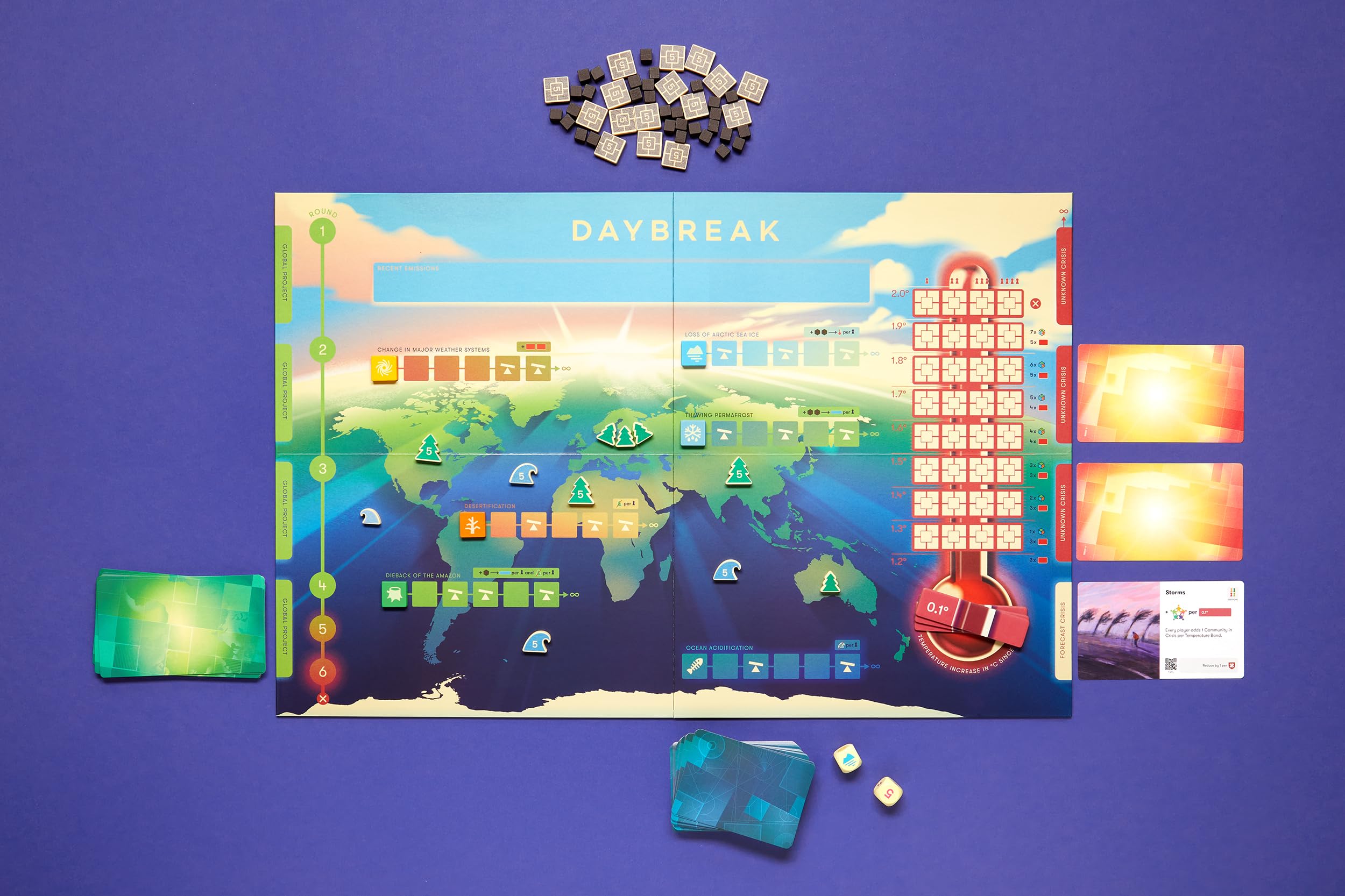 CMYK Daybreak - Cooperative Engine Building Board Game | 1-4 Players | 60-90 Min Playtime 3