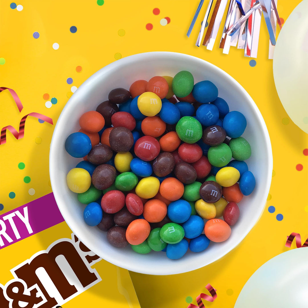 M&M's Peanut Milk Chocolate Party Bulk Bag - 1kg Snack Pack