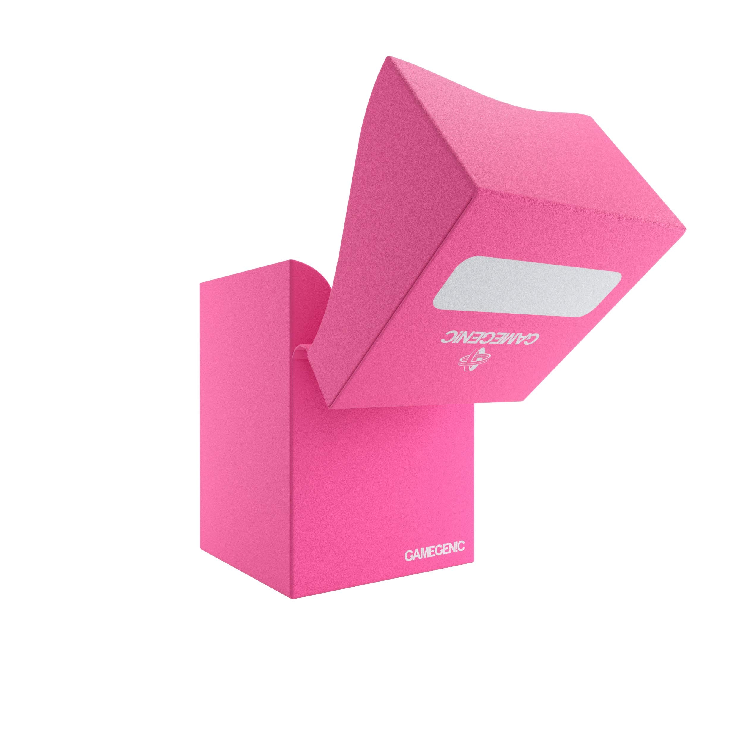 Gamegenic Pink 100-Card Deck Holder - Durable Self-Locking Lid | Cobra Neck Access | Compatible Storage 4