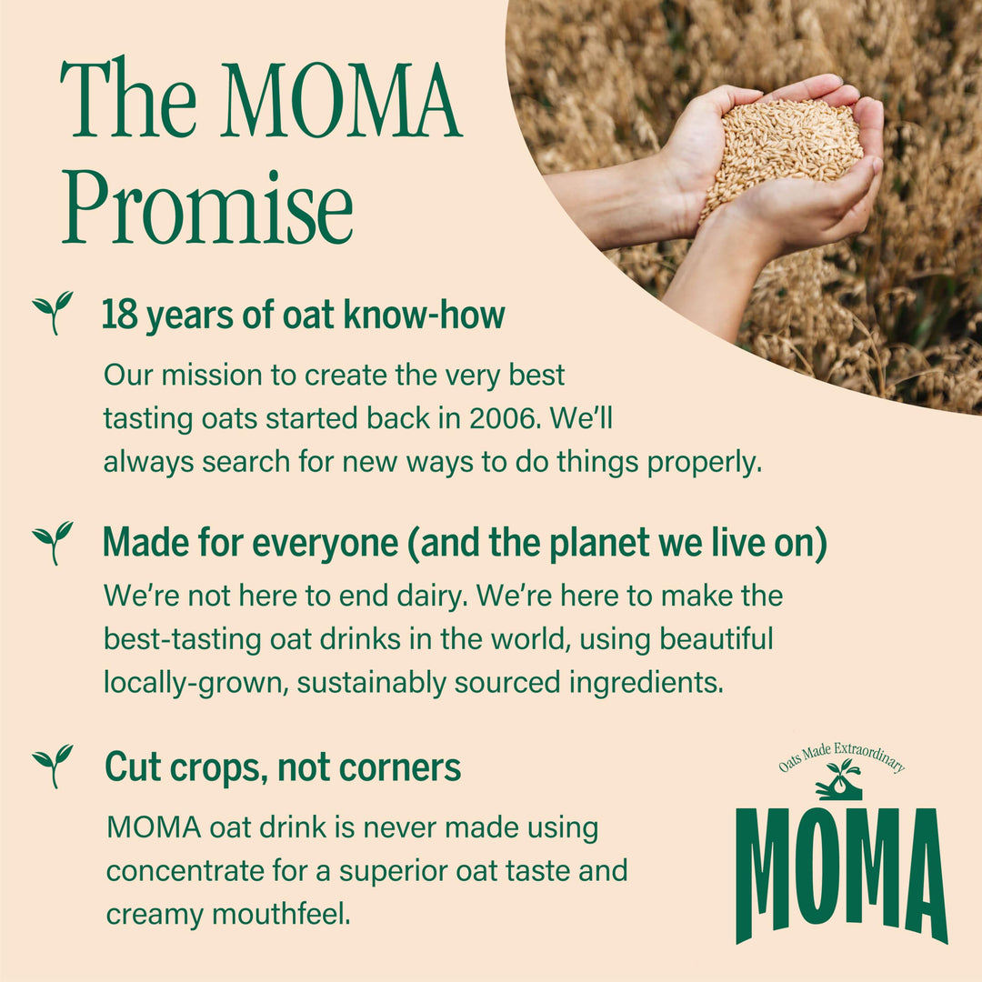 MOMA Almond Butter & Salted Caramel Porridge Sachets - 6 x 40g