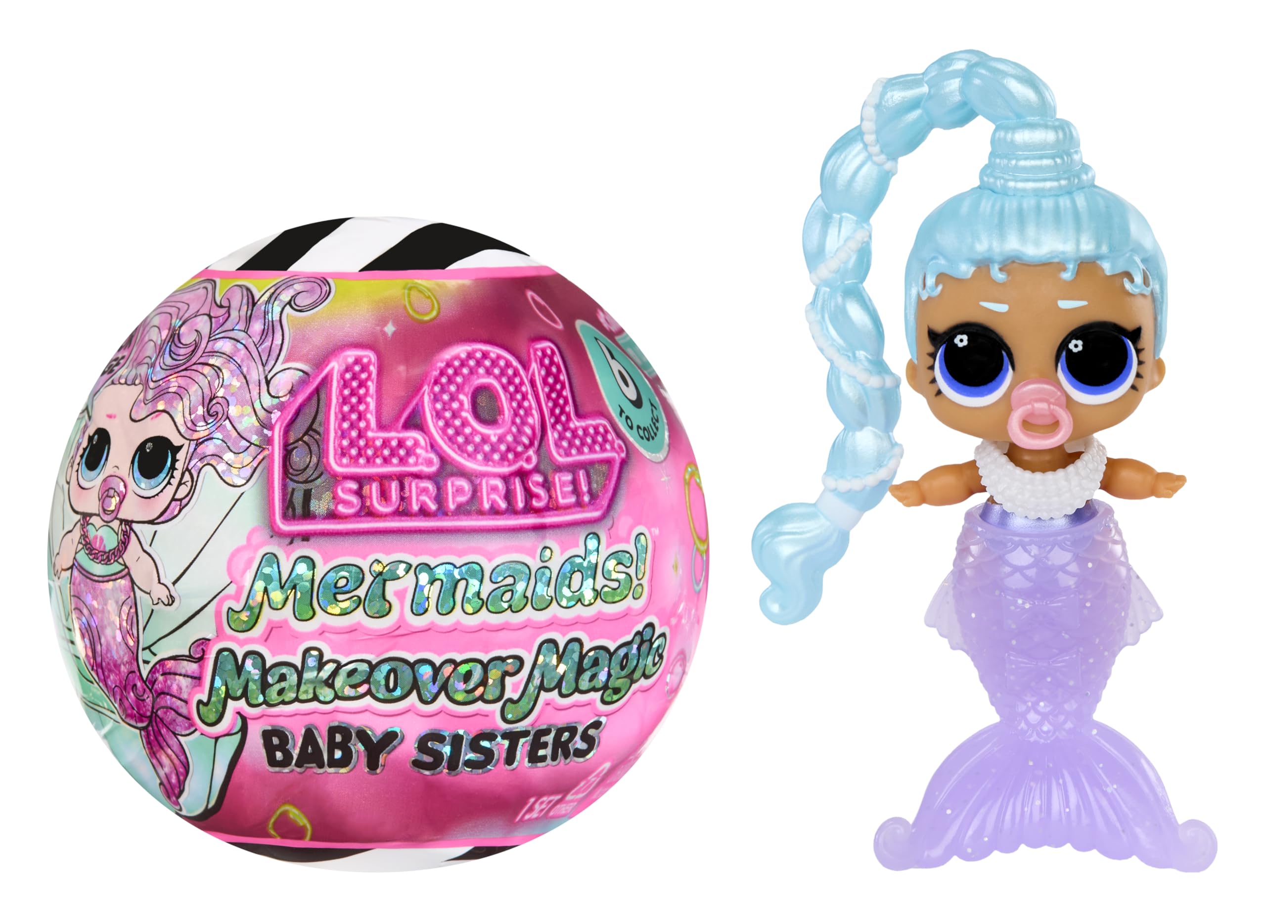 L.O.L. Surprise! Mermaids Makeover Magic Baby Sisters Doll | Colour-Changing Tail | Ages 4+ 1