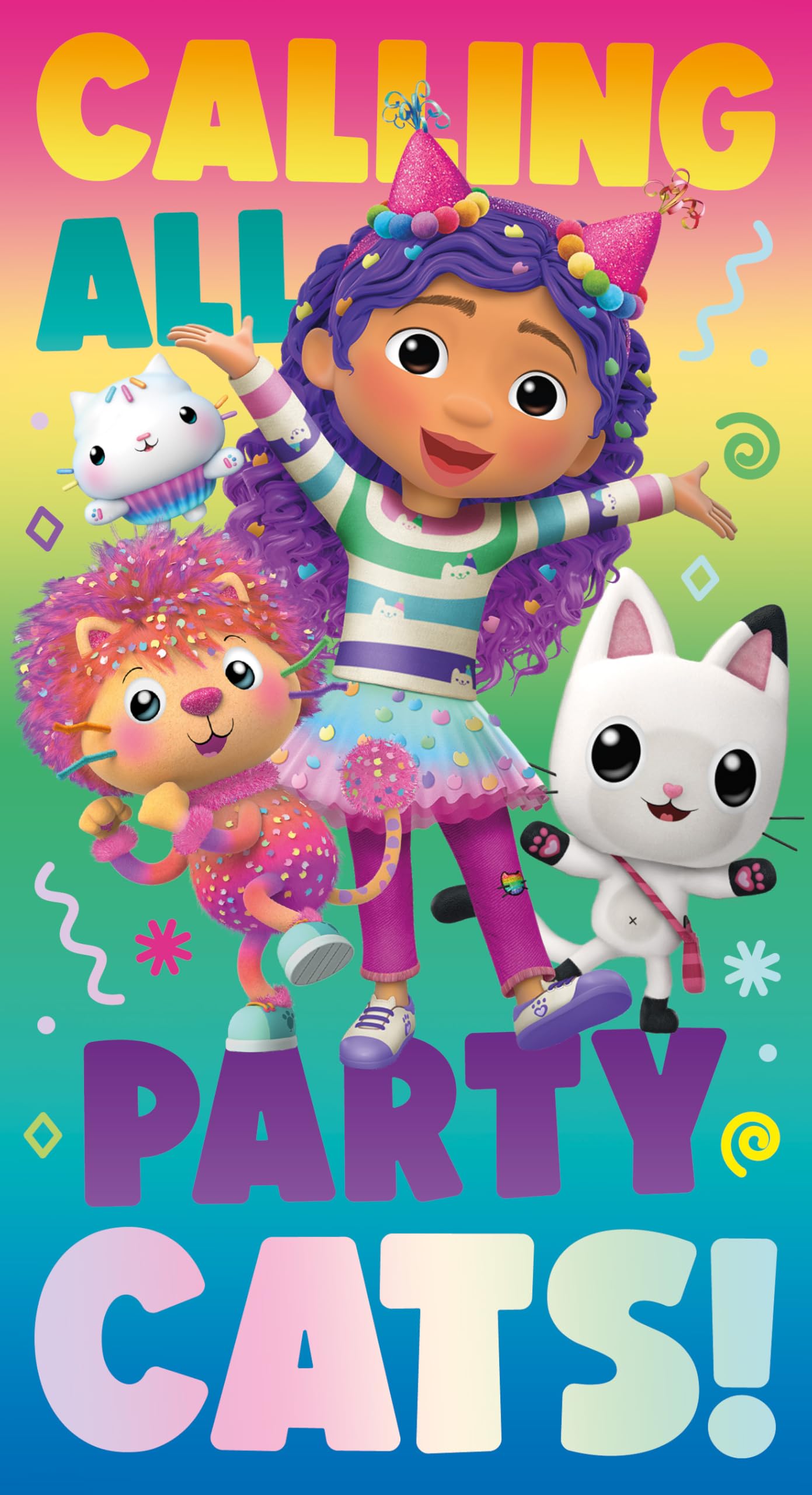 Danilo Promotions LTD Gabby's Dollhouse Birthday Card | Multicolor | Standard Size