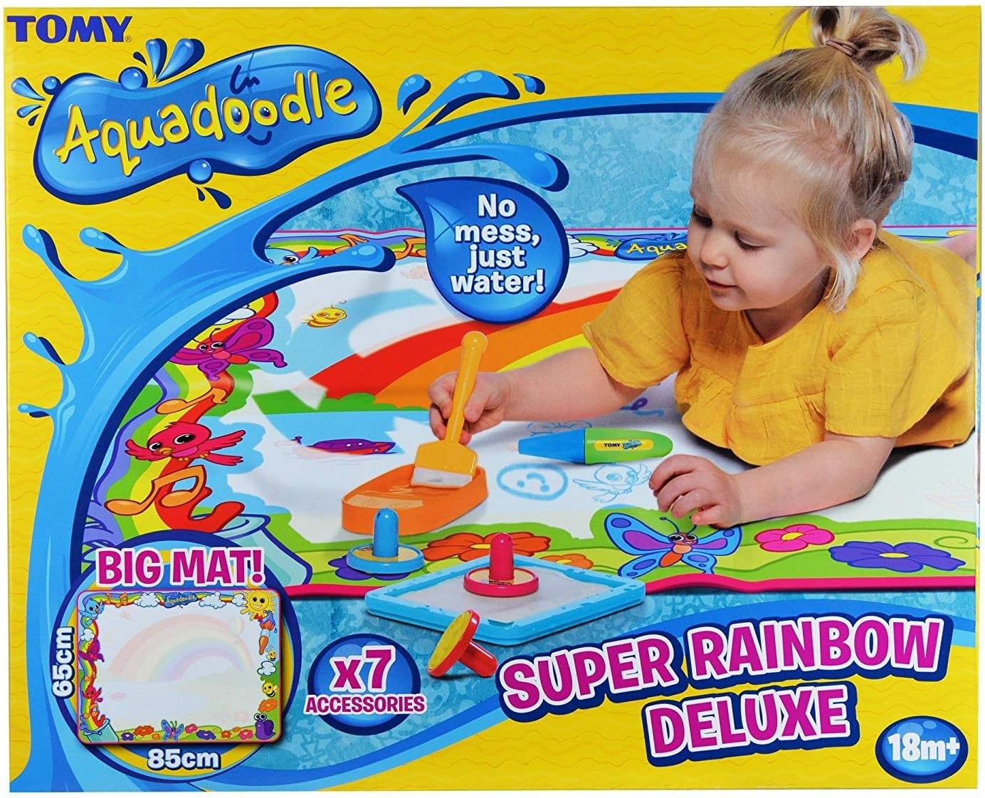 TOMY - Aquadoodle Super Rainbow Deluxe Large Water Doodle Mat 1