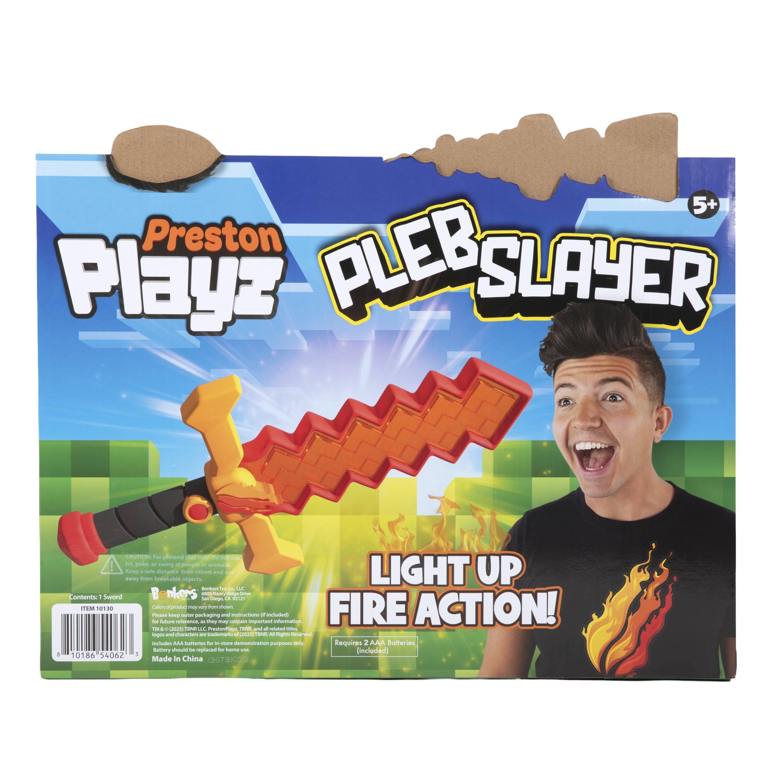 PrestonPlayz Pleb Slayer Sword - Glows, Foam Encased Plastic, Ages 5+ 4