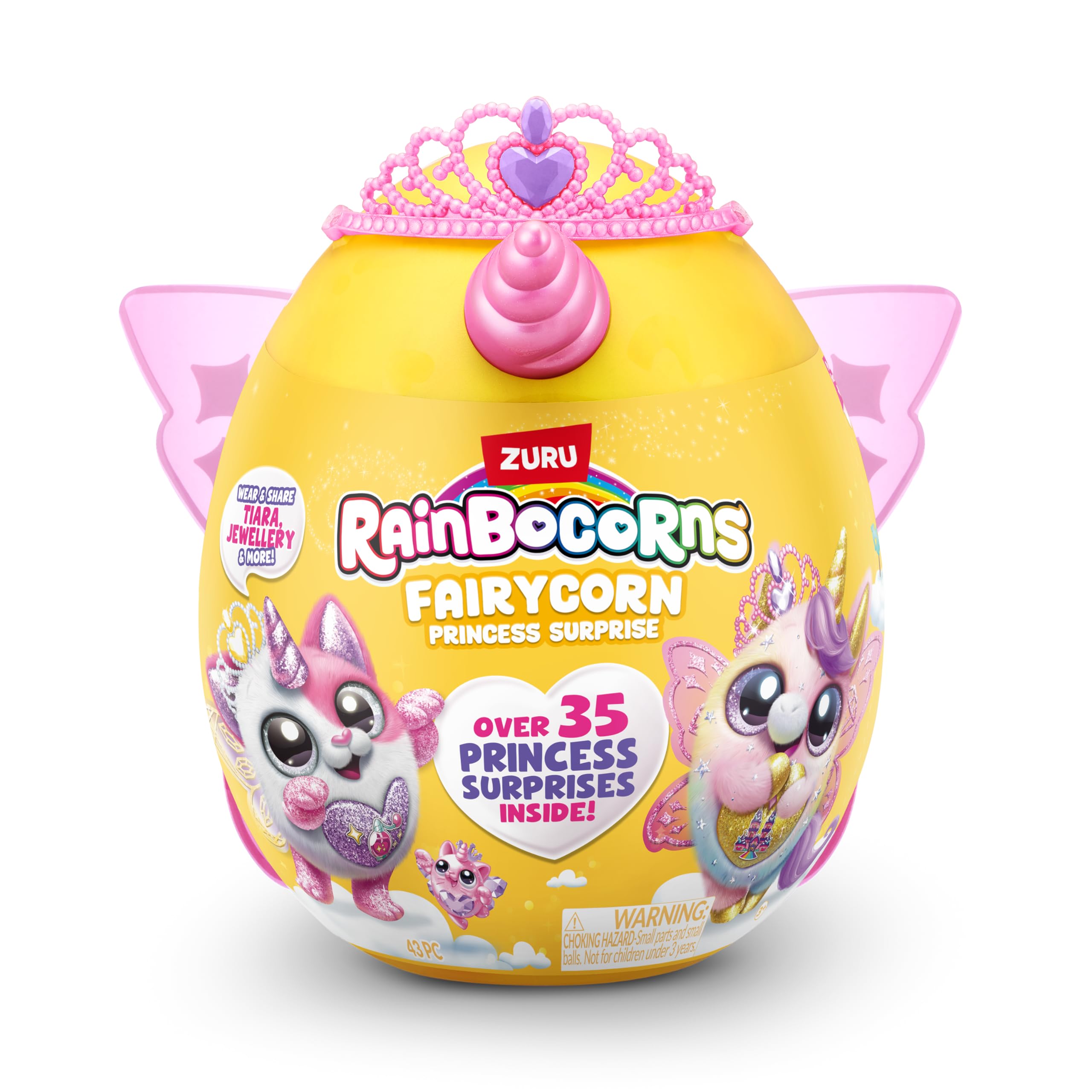 Rainbocorns Fairycorn Princess Series 6 Ruby the Unicorn - Magical Plush Surprise with Wearable Fairy Wings 2