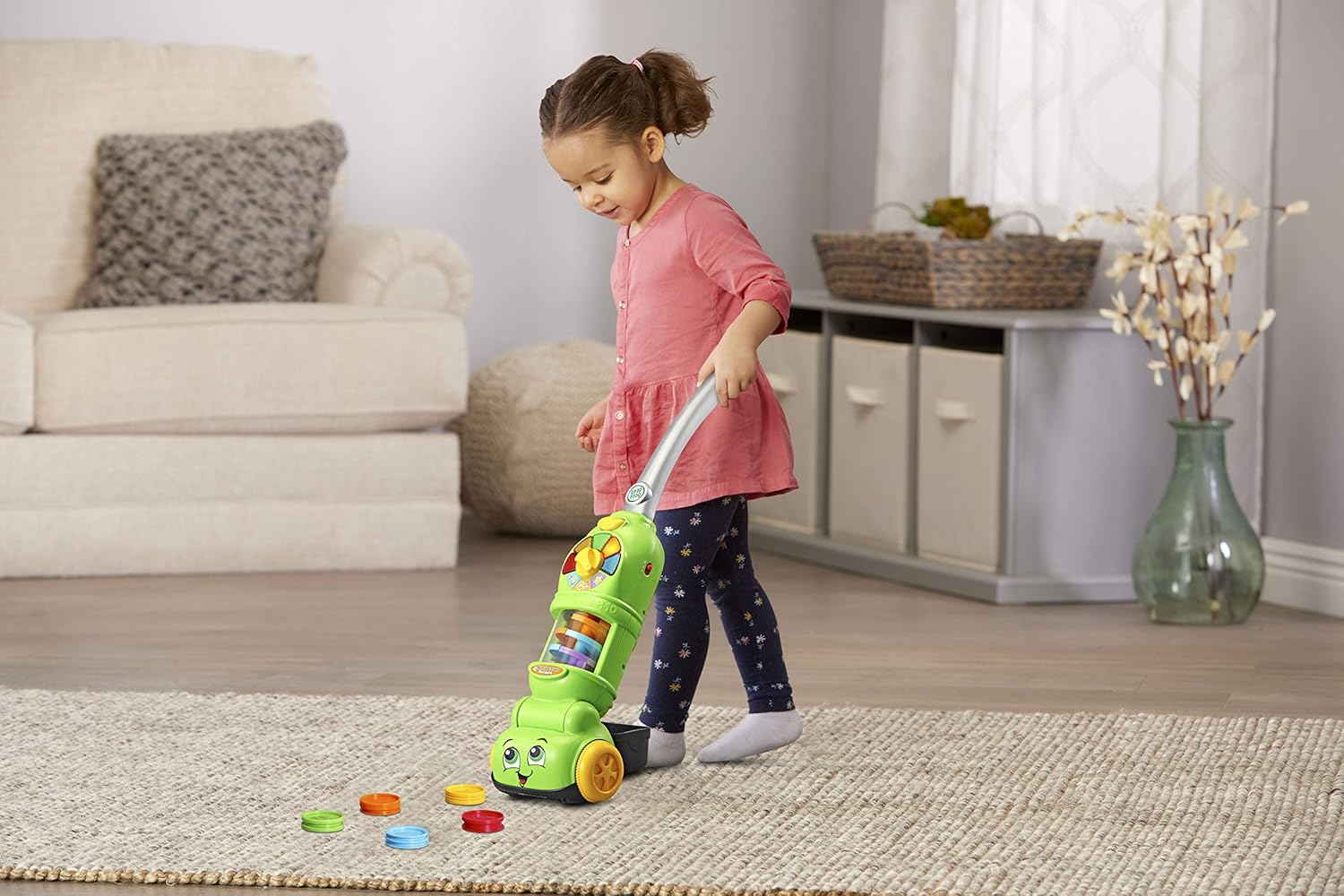 LeapFrog Pick Up & Count Vacuum - Educational Role Play Toy with Lights & Sounds for Ages 2-5 7
