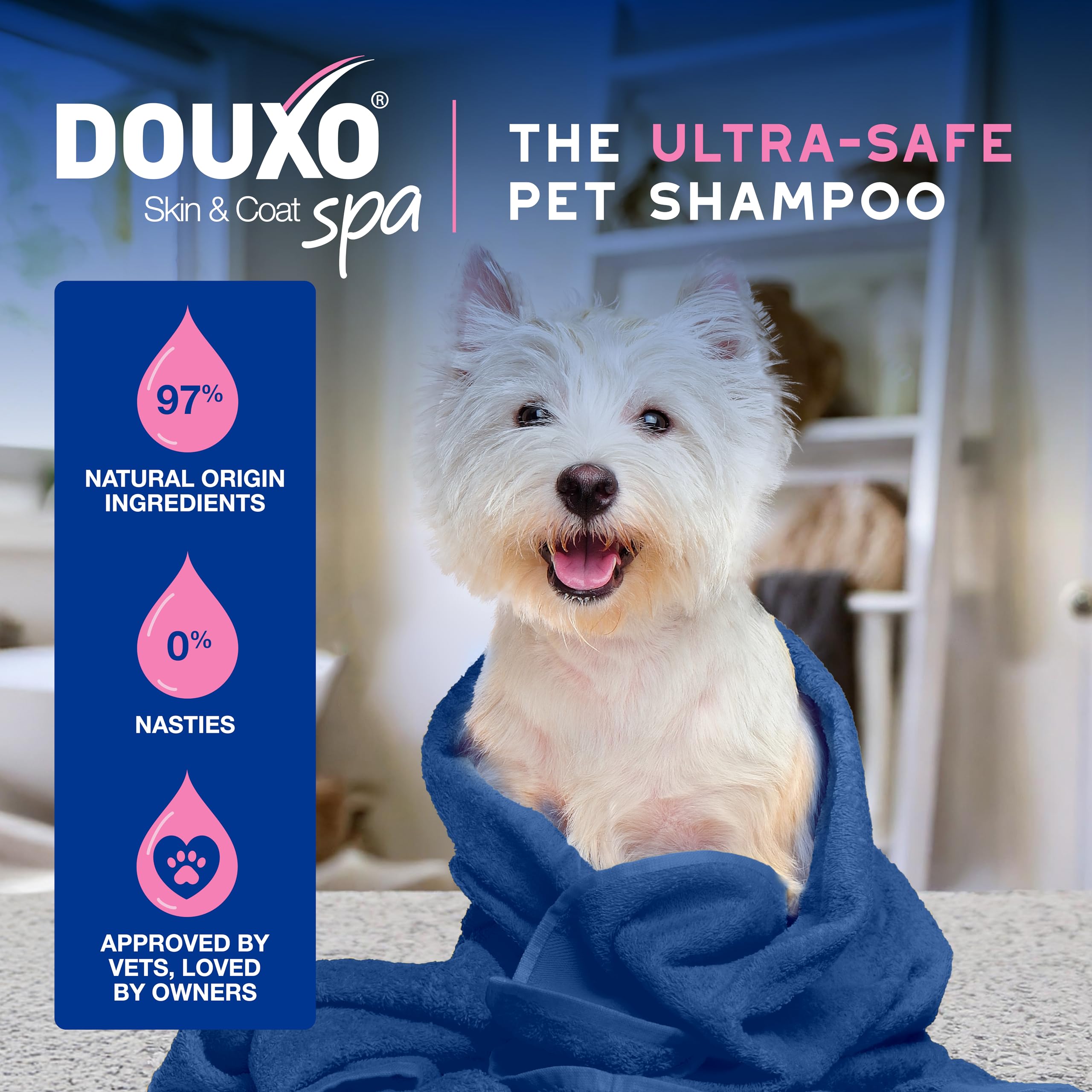 Douxo Skin & Coat SPA Soothing Dog Shampoo - 250 ml | Hydrating & pH Balanced 4