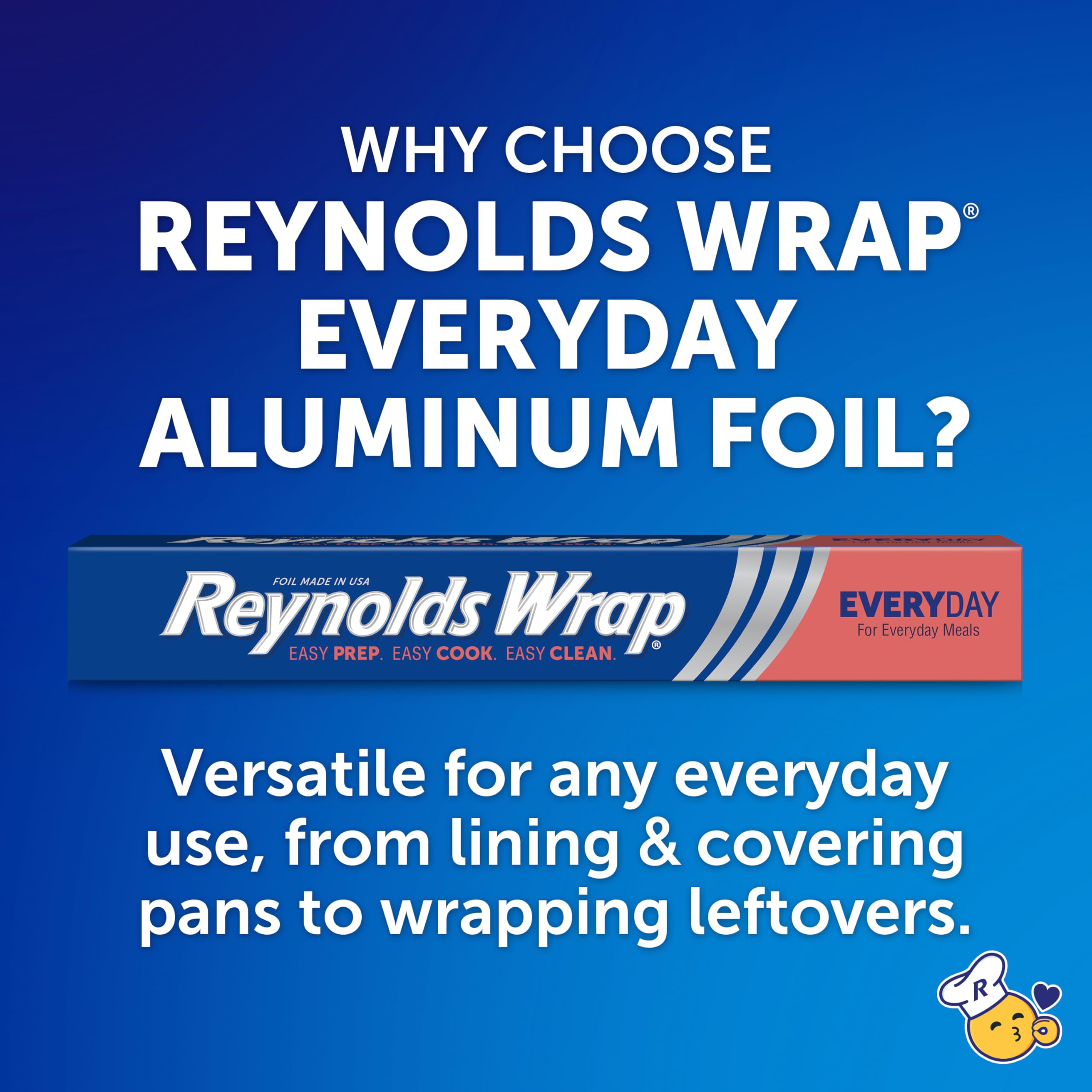 Reynolds Classic Kitchen Foil - 304mm x 9.14m Roll | Aluminium Foil for Cooking, Baking & Storage 8