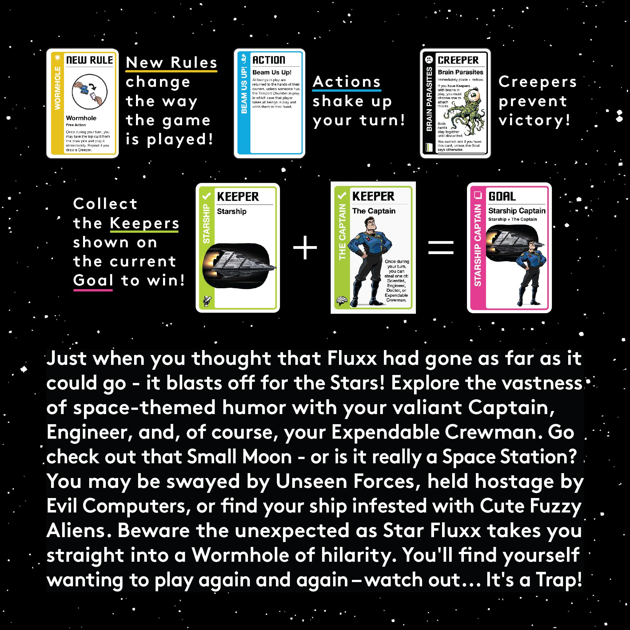 Looney Labs Star Fluxx-Kartenspiel 7