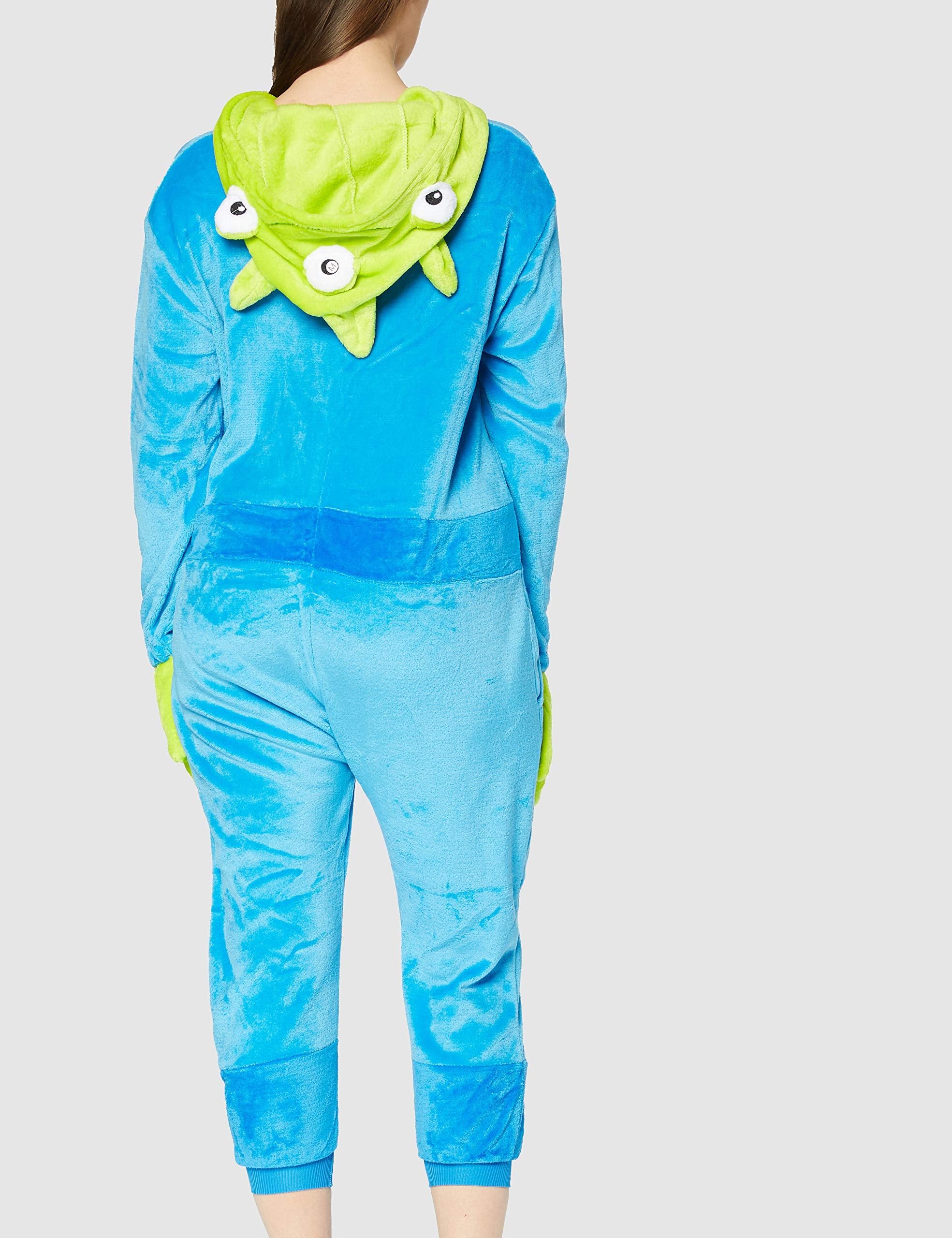 Everglamour Unisex Bodysuit Onesie - Blue, Size M Plus UK 2