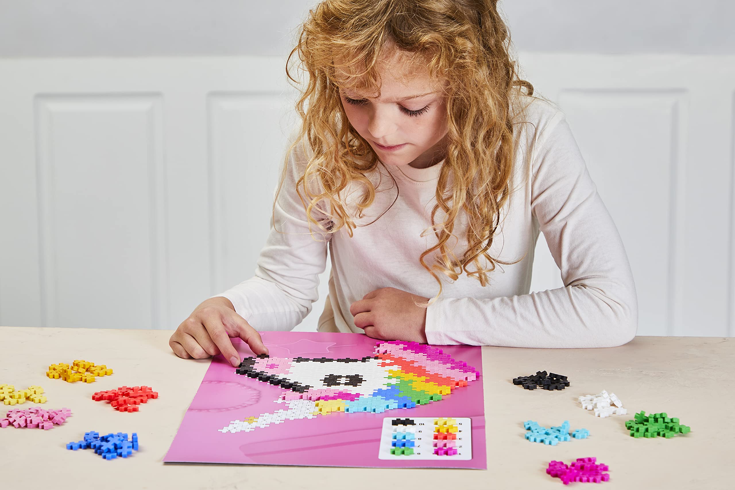 PLUS PLUS Unicorn Puzzle by Number Building Blocks - 250 Pieces, Ages 12+ 4