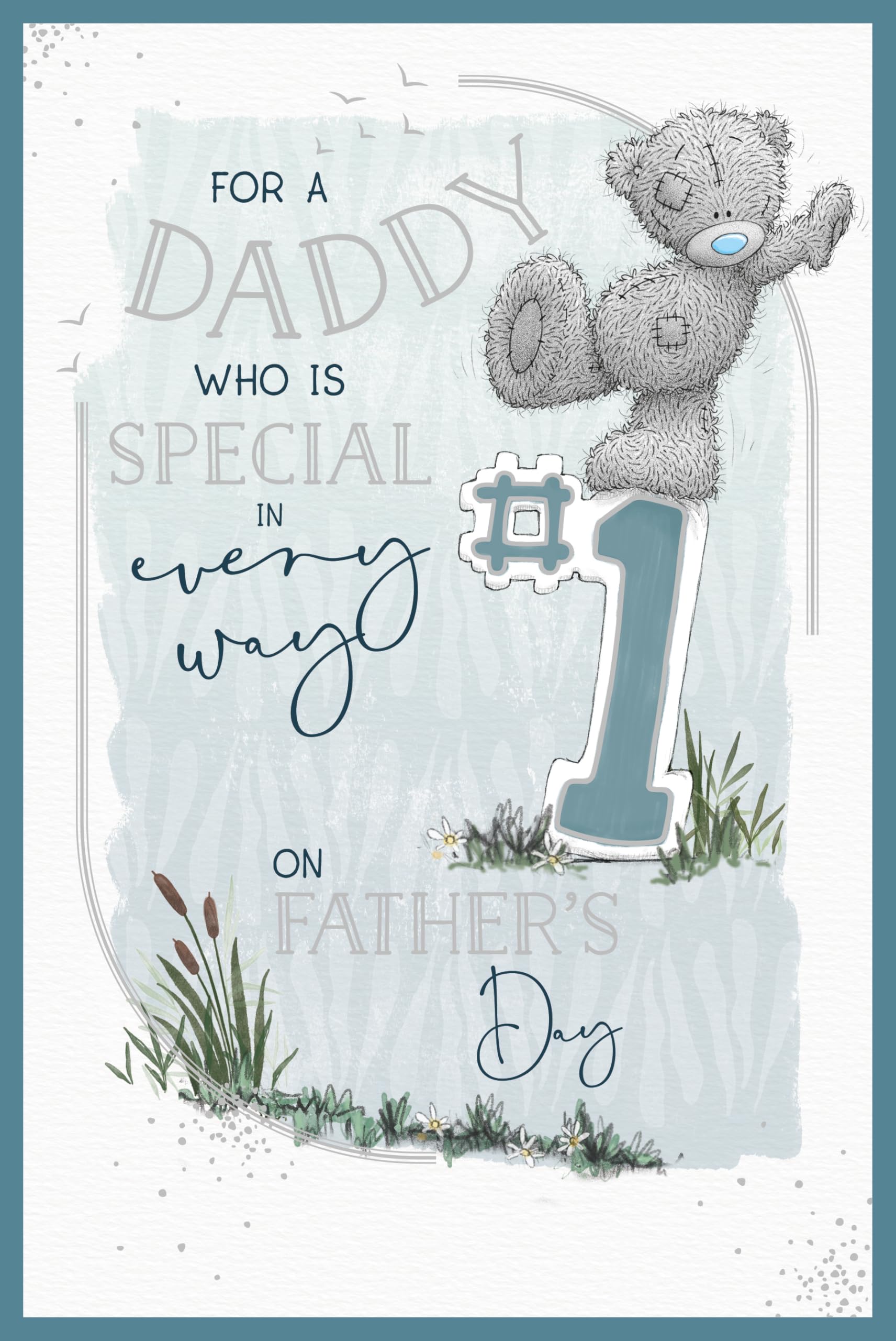 Me To You Tatty Teddy For A Special Daddy Father's Day Card | 6 x 9 Inches