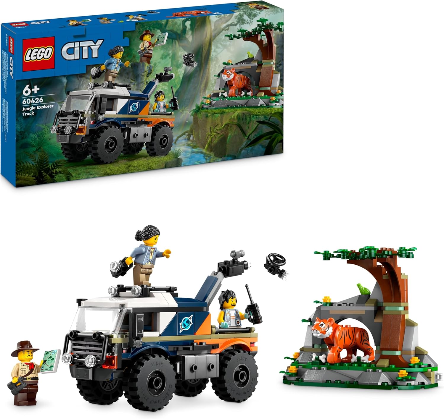 LEGO City Jungle Explorer Off-Road Truck Building Set - 314-Piece Playset for Ages 6+ 1