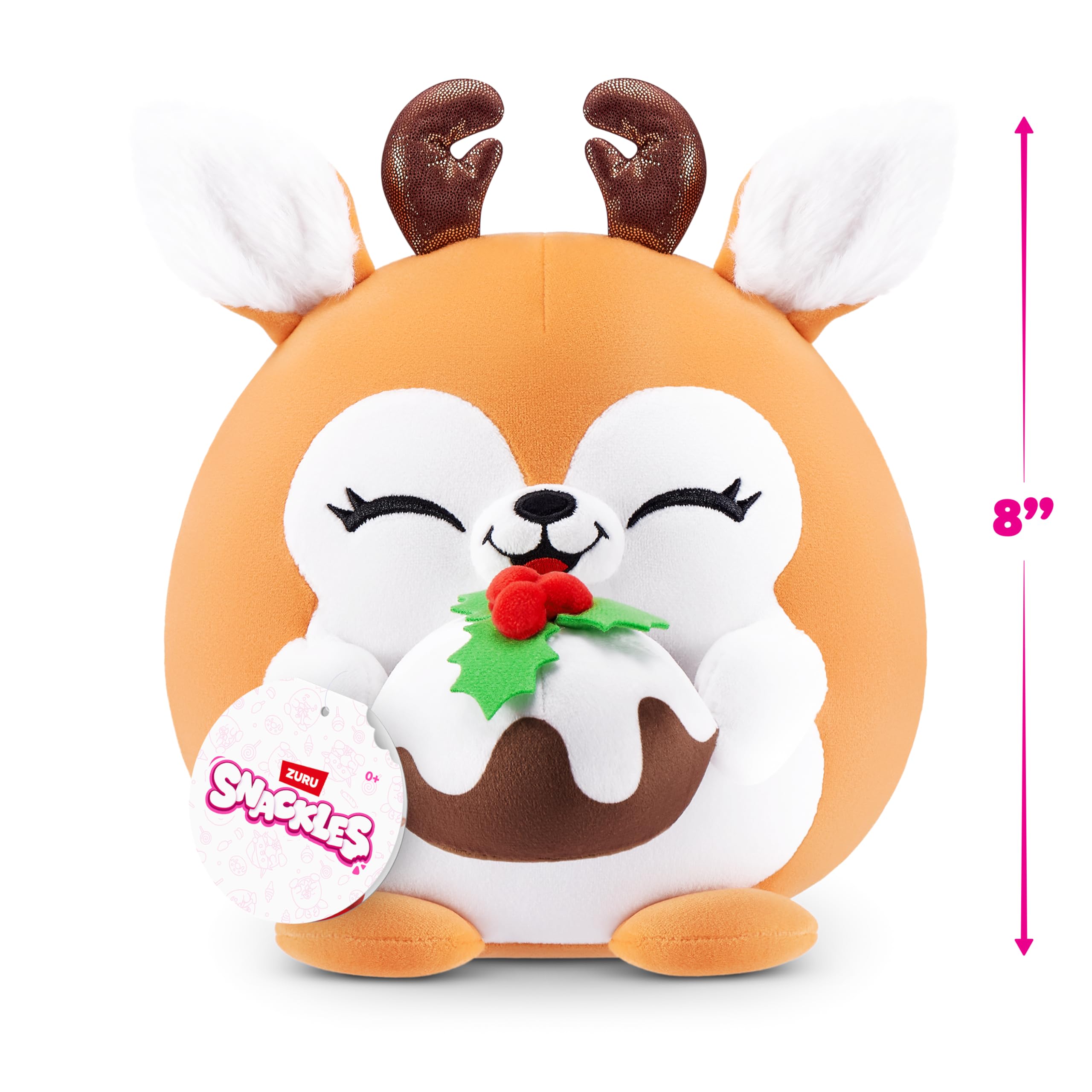 Snackles Christmas Series 2 8-inch Plush - Frosty with Snack by ZURU 10