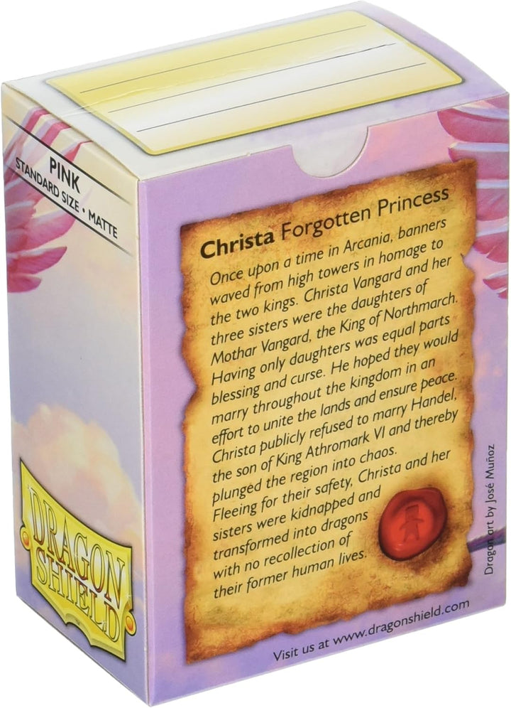 Dragon Shield Standard Size Matte Sleeves (ART11012) - Pink, 100-Pack