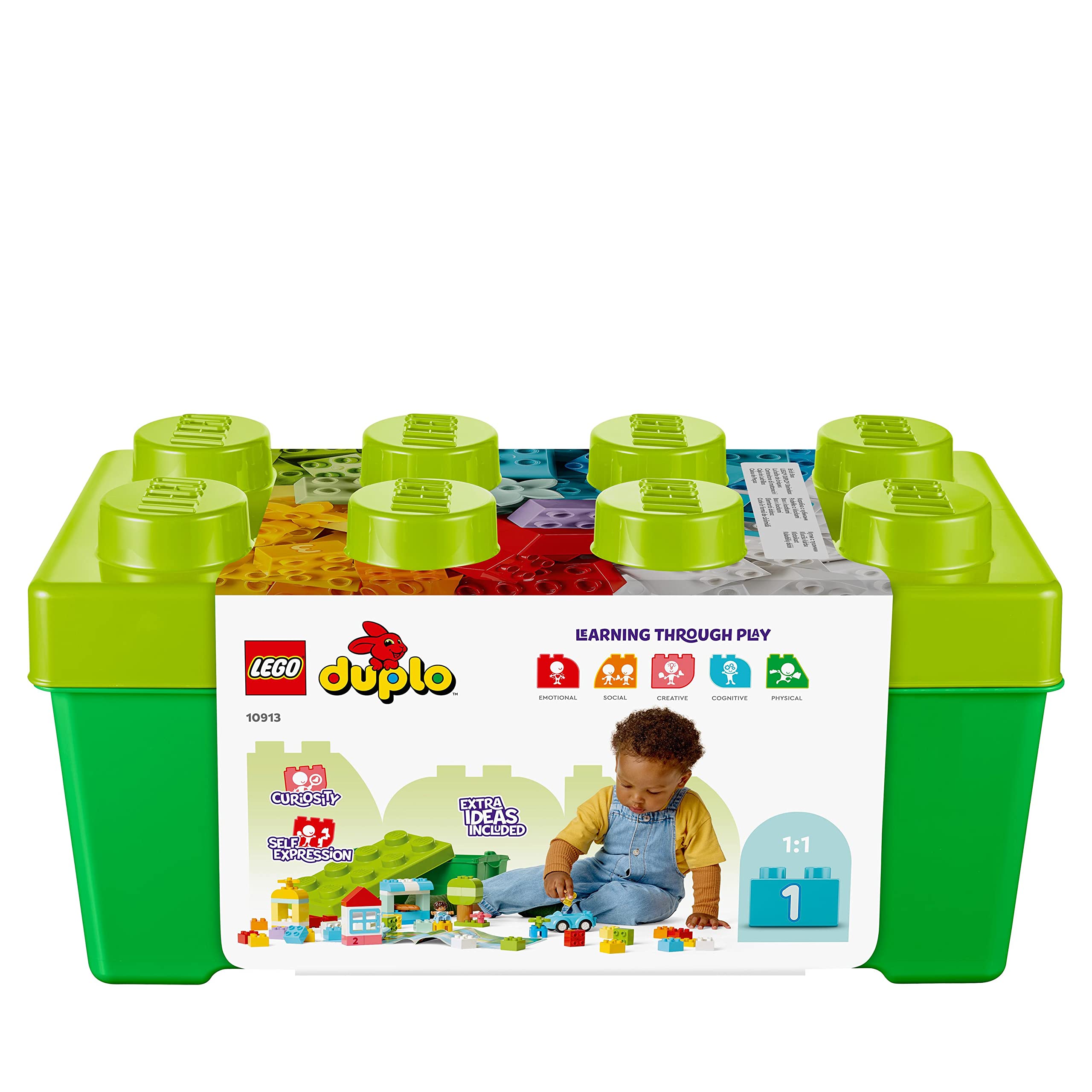 LEGO DUPLO Classic Brick Box Set 10913 - 65 Pieces, Ages 1.5+ 6