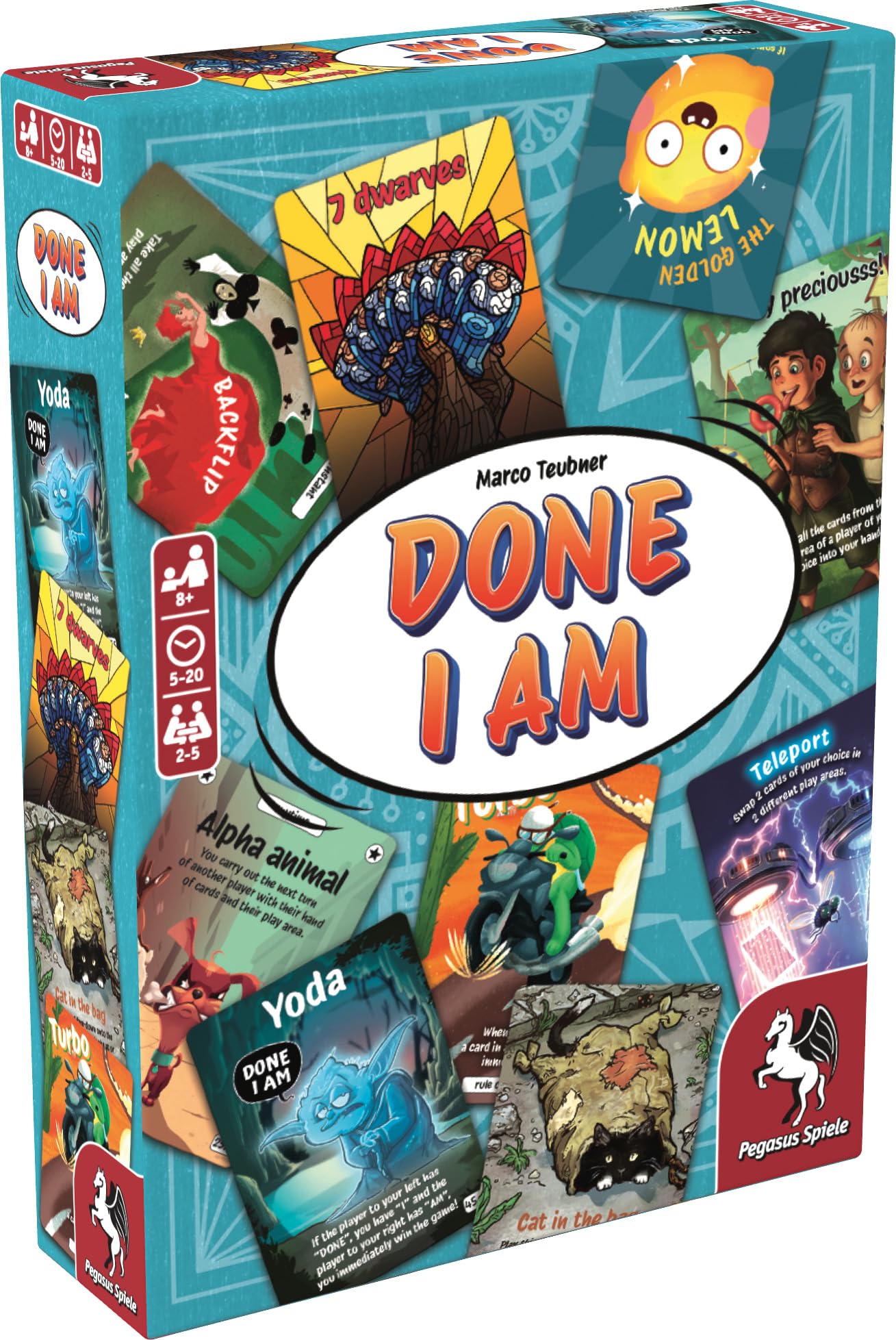 Pegasus Spiele DONE I AM Card Game