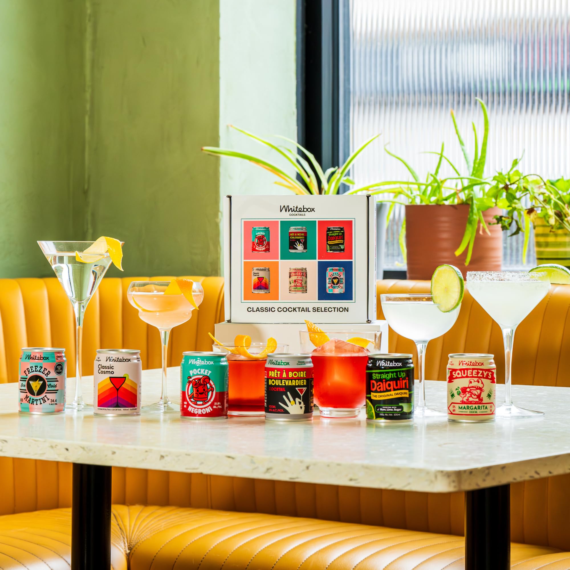 WHITEBOX COCKTAILS Single Serve Classic Tiny Tee's Dirty Martini — Case Of 5