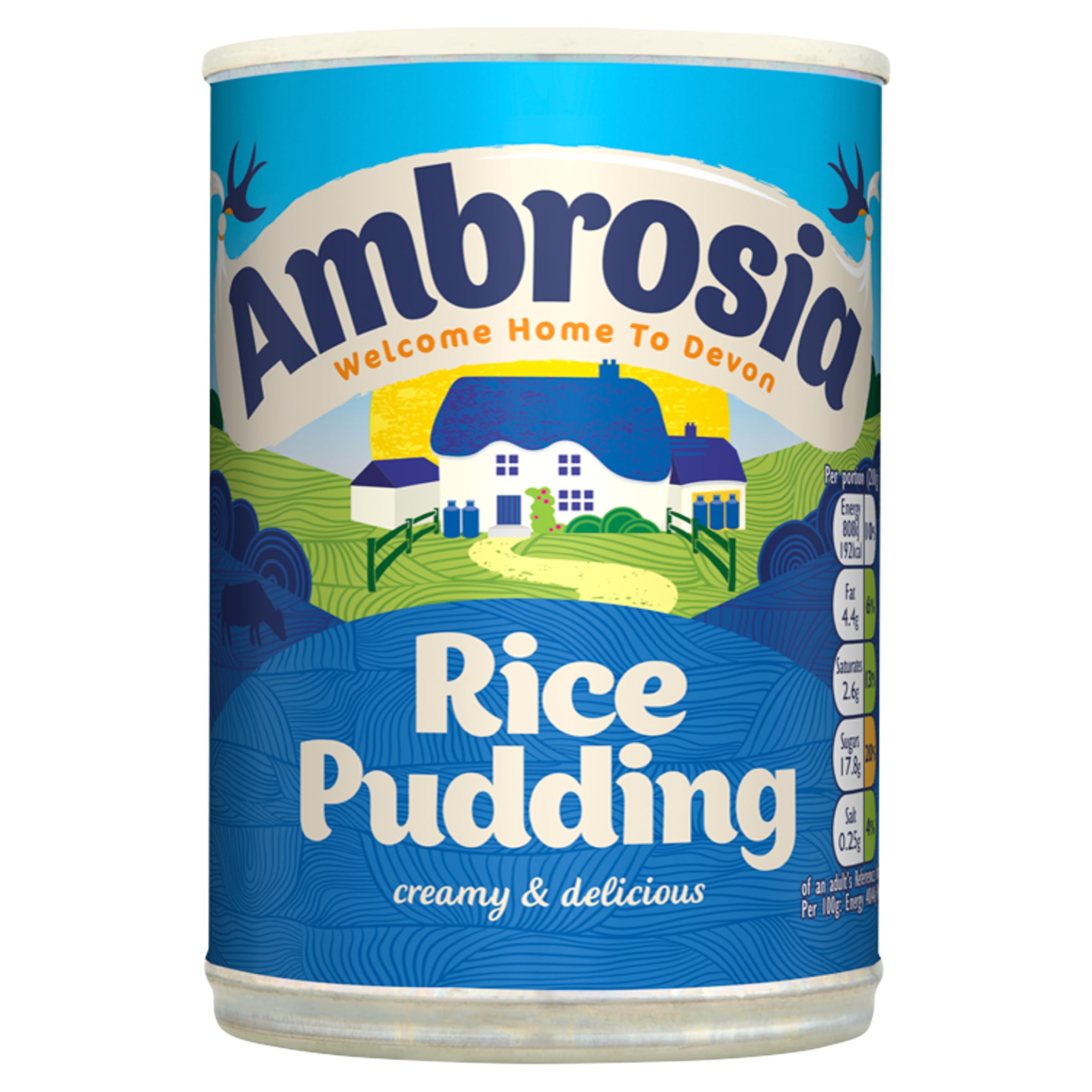 Ambrosia Original Rice Pudding 400g Can - Creamy Ready-to-Eat Dessert 6
