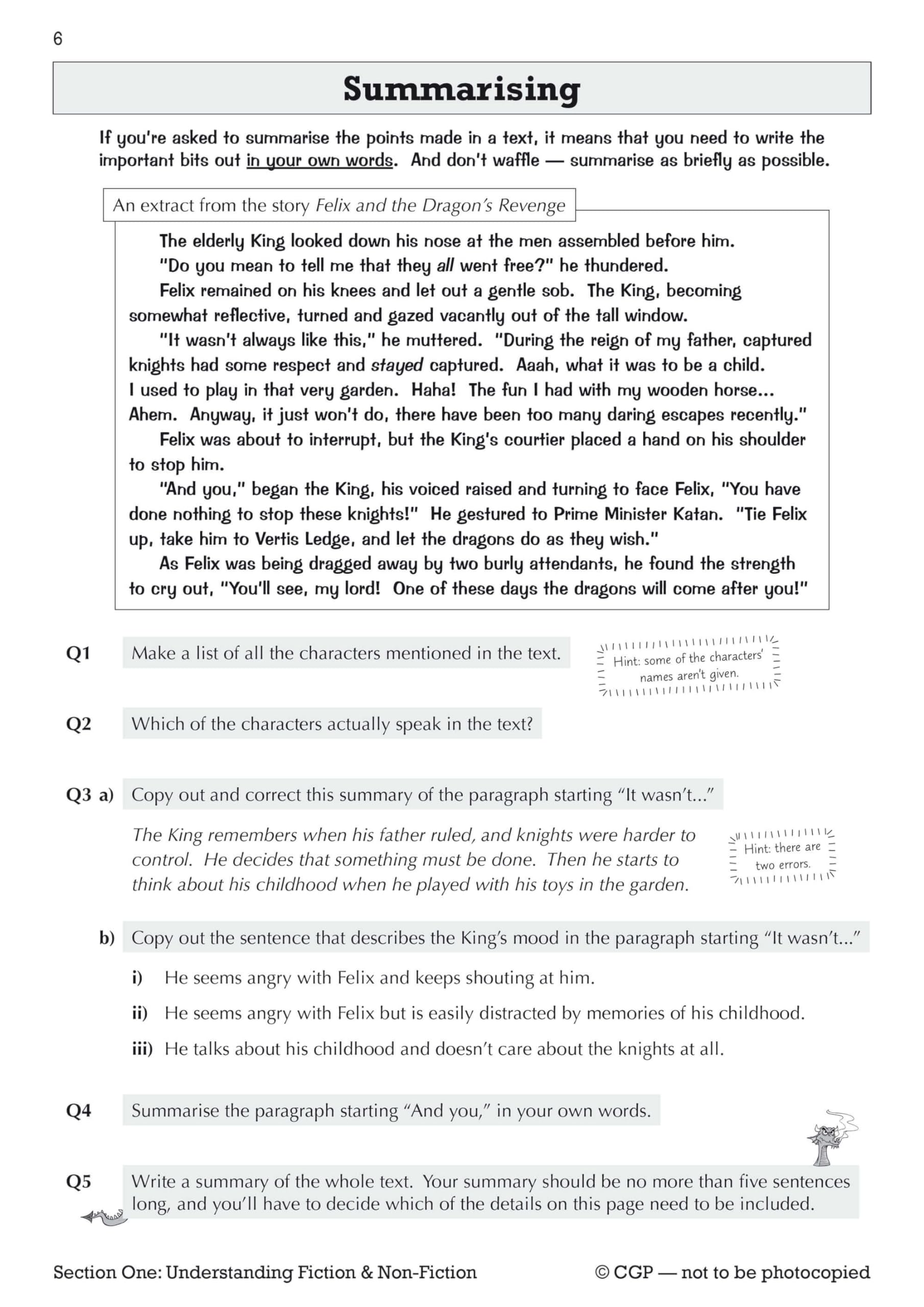 CGP KS3 English Workbook (with answers) - Catch-up & Home Learning | Revised Edition 3