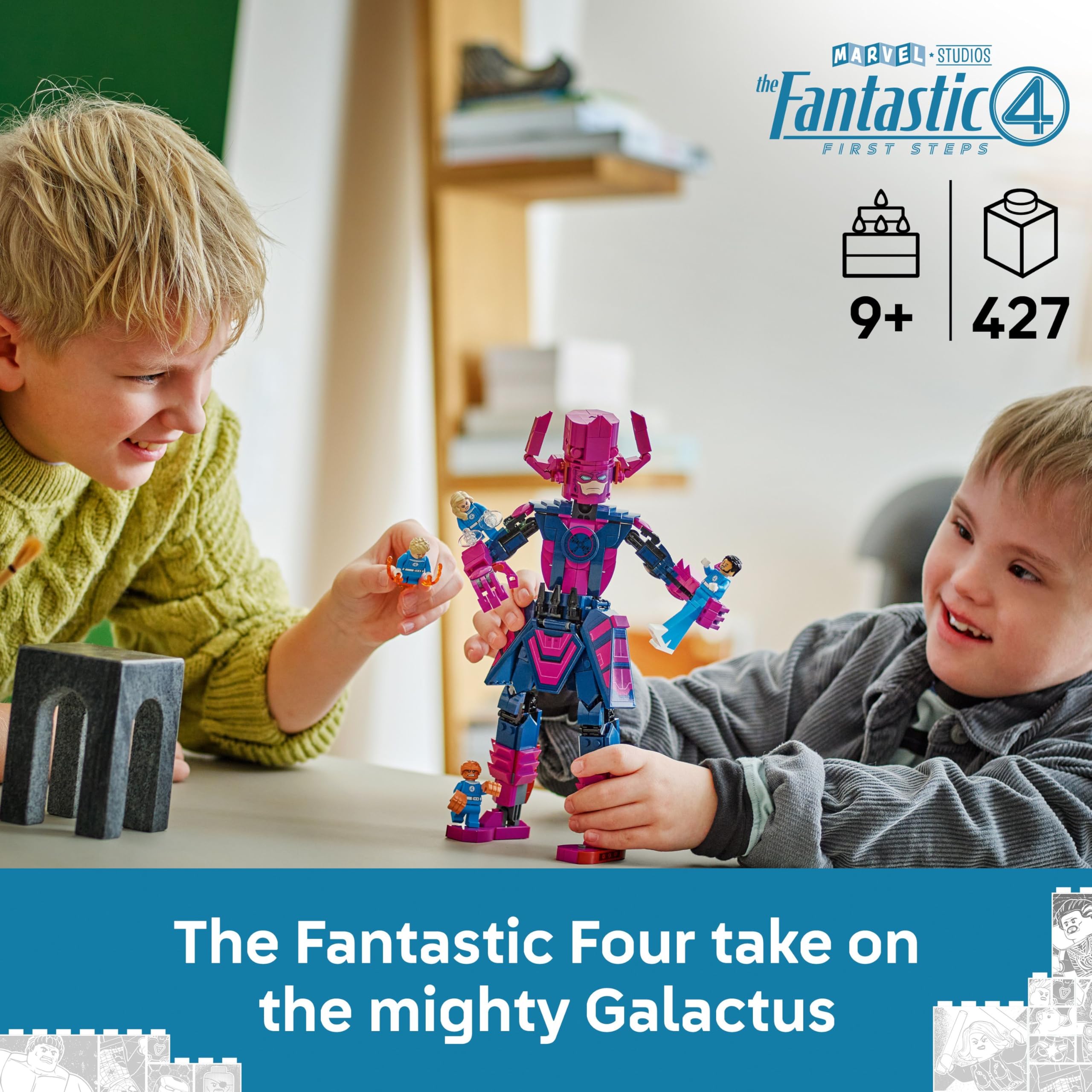 LEGO Marvel Fantastic Four vs. Galactus Construction Figure Set 76316 | Ages 9+
