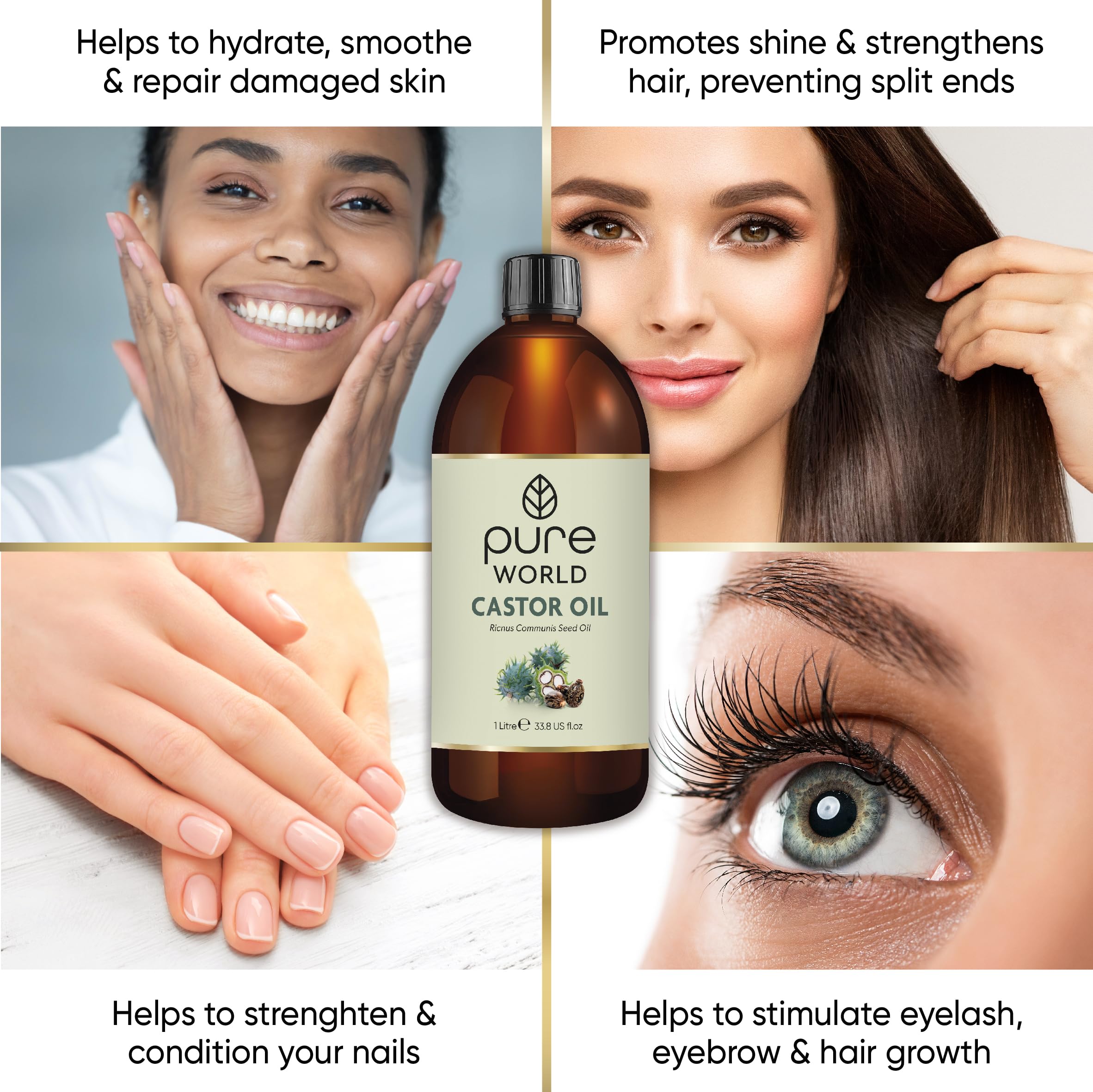 Pure World - Natural Castor Oil (1000ml) 7