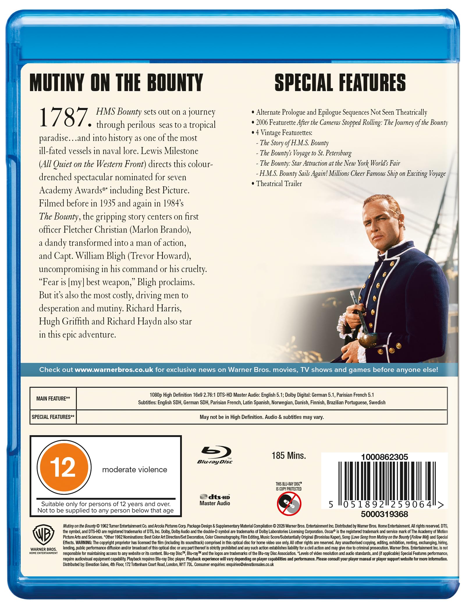 Mutiny on the Bounty [Blu-ray]