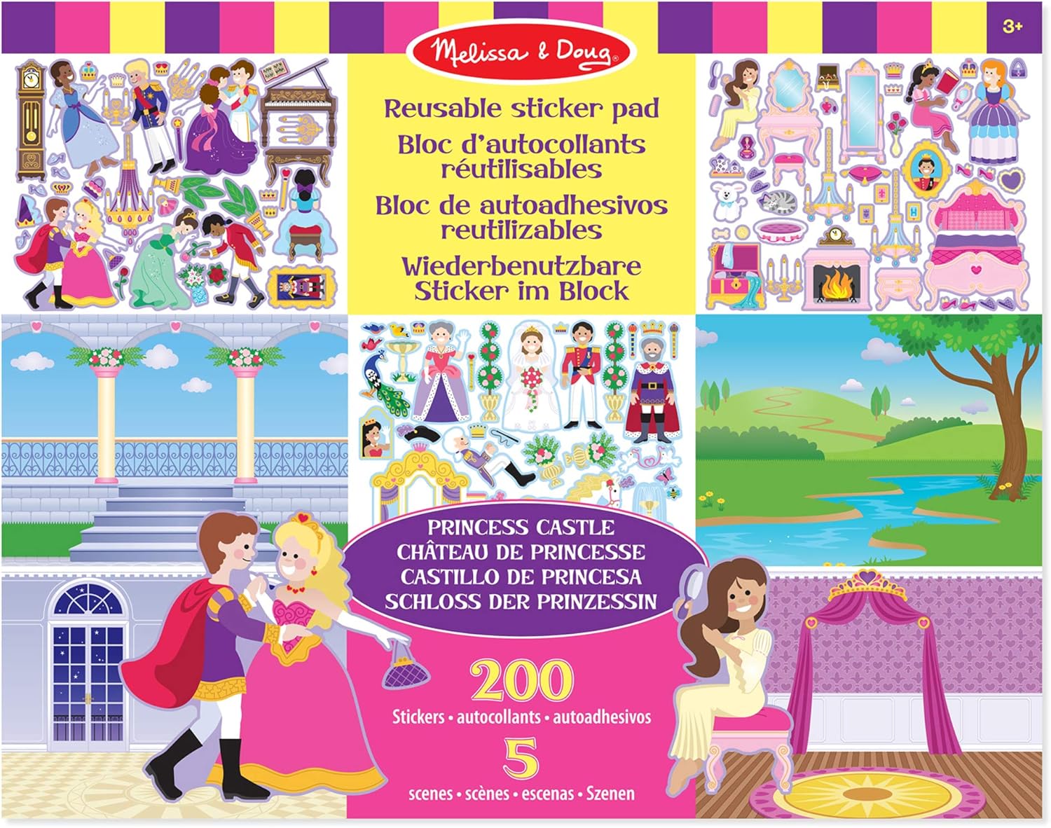 Melissa & Doug Princess Castle Reusable Sticker Pad 1