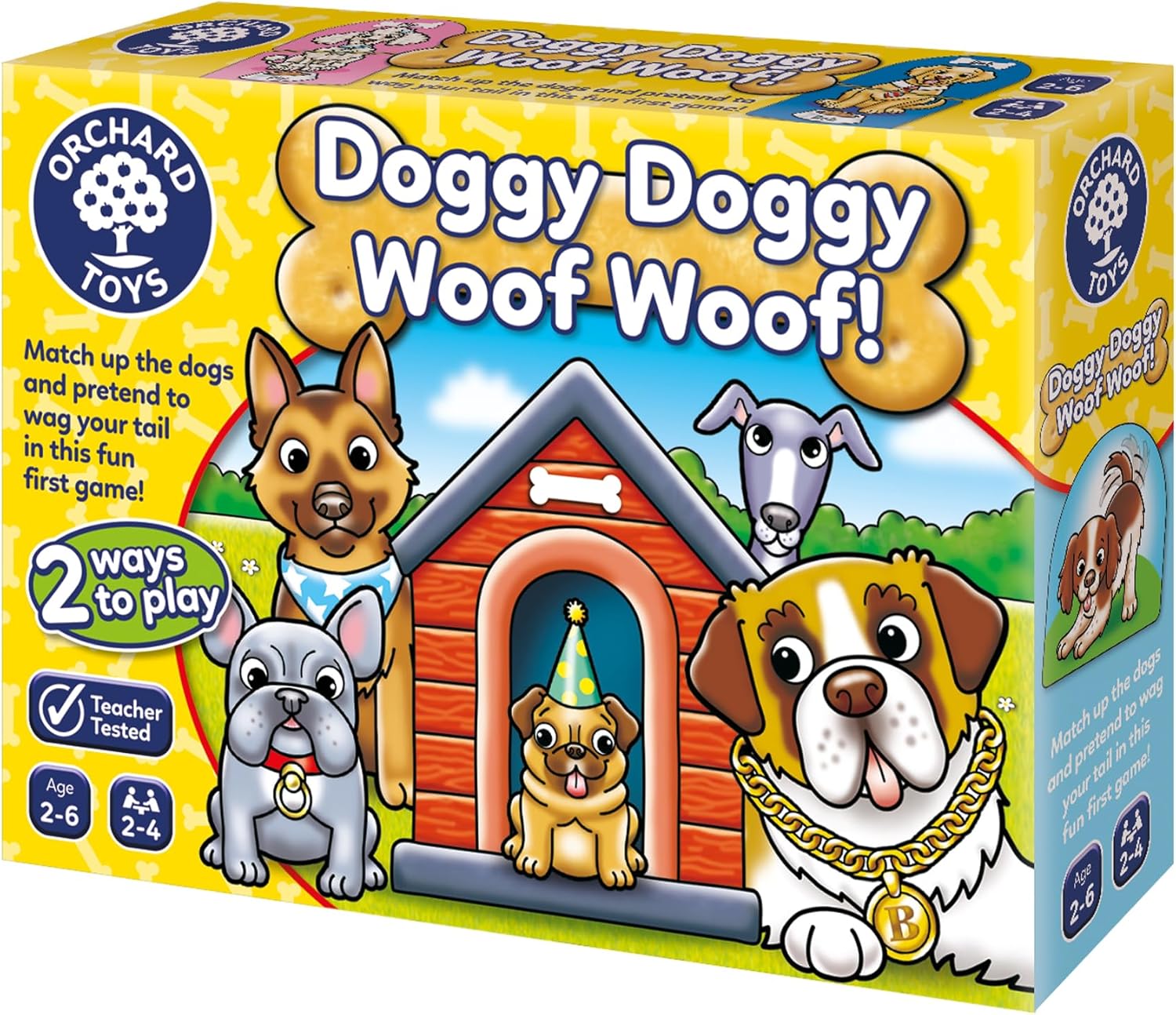 Orchard Toys Doggy Doggy Woof Woof! Matching and Memory Board Game 1