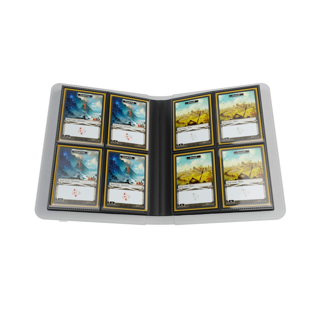 Gamegenic Prime Album 8-Pocket - White Card Storage for Collectible Cards