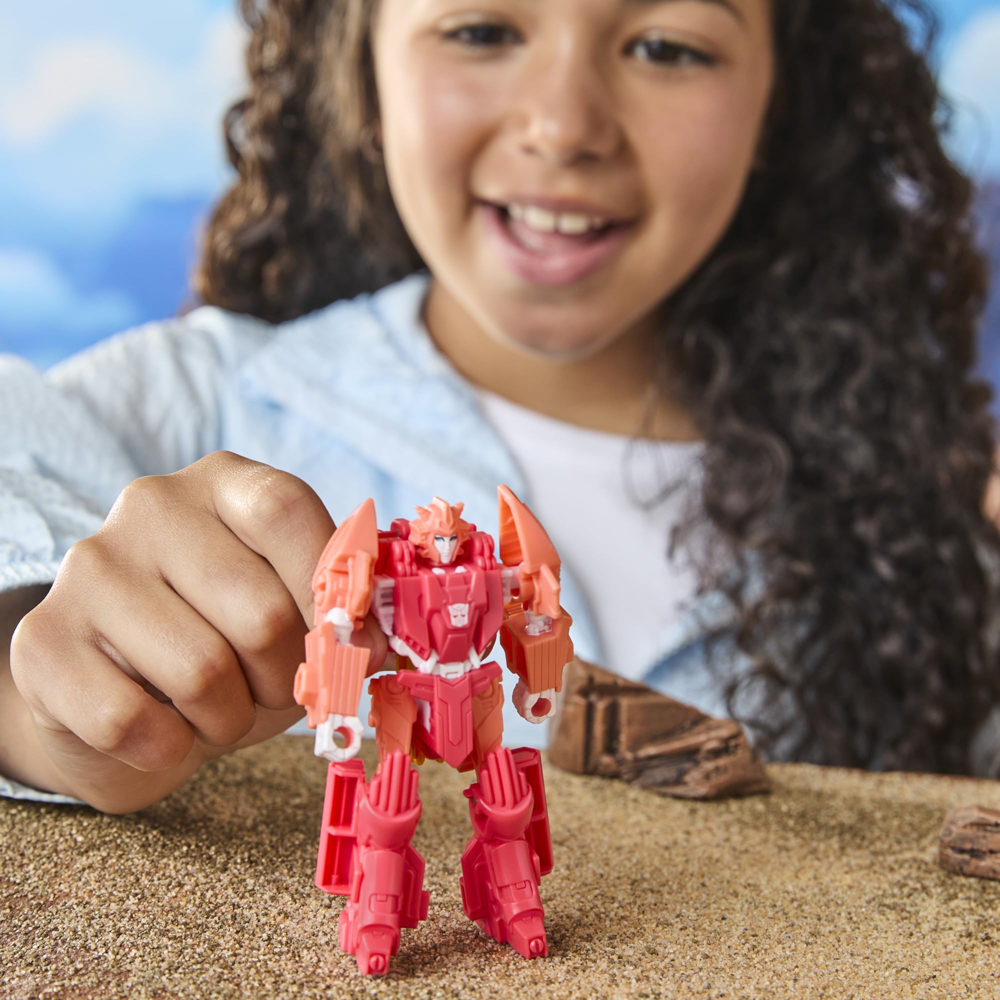 Transformers Elita-1 Cyber Changers Action Figure - 3-Step Conversion | 10cm Robot | Autobot 3