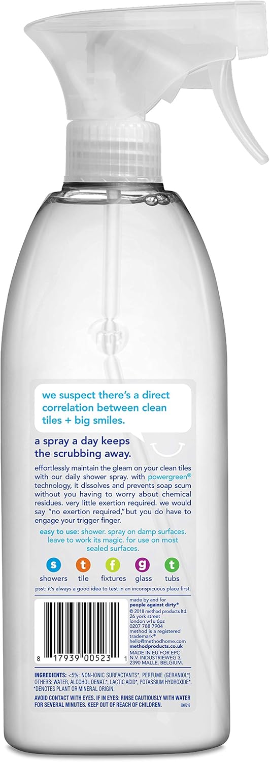 Method Daily Shower Surface Cleaner Spray - Ylang Ylang, 828ml