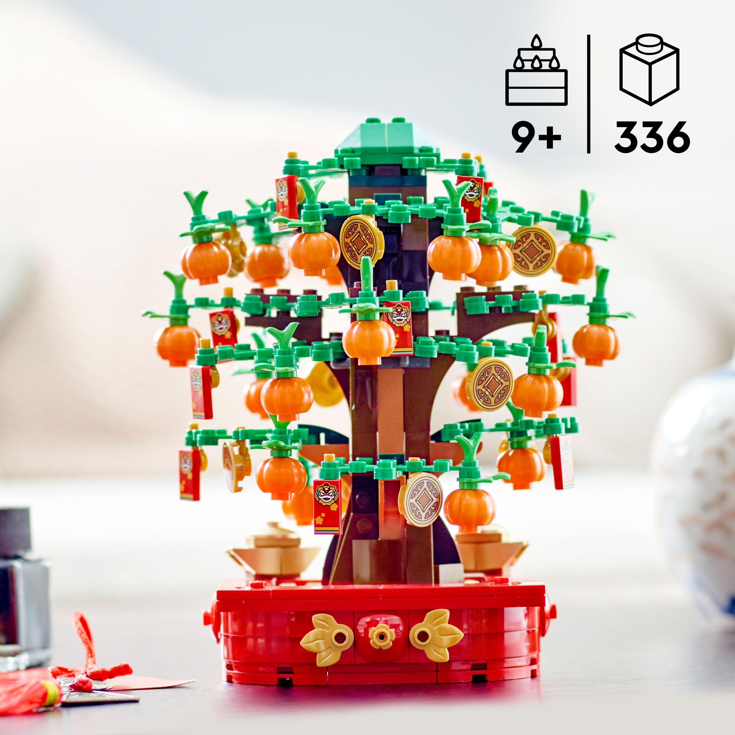 LEGO Geldbaum-Bauset – Neujahrsdeko für Kinder ab 9 Jahren 6