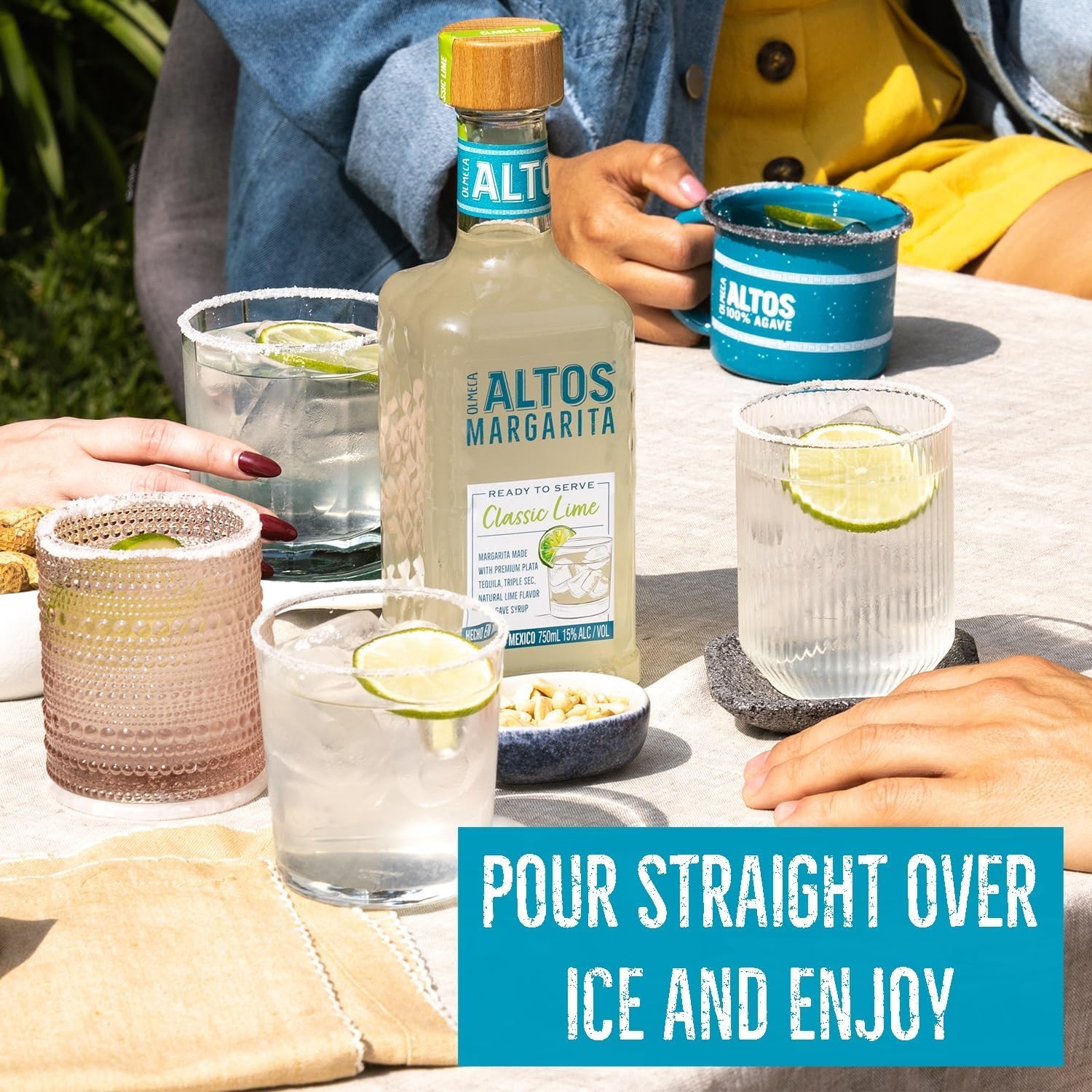 Olmeca Altos Lime Margarita Ready to Serve | 14.9% ABV | 75cl Bottle 3