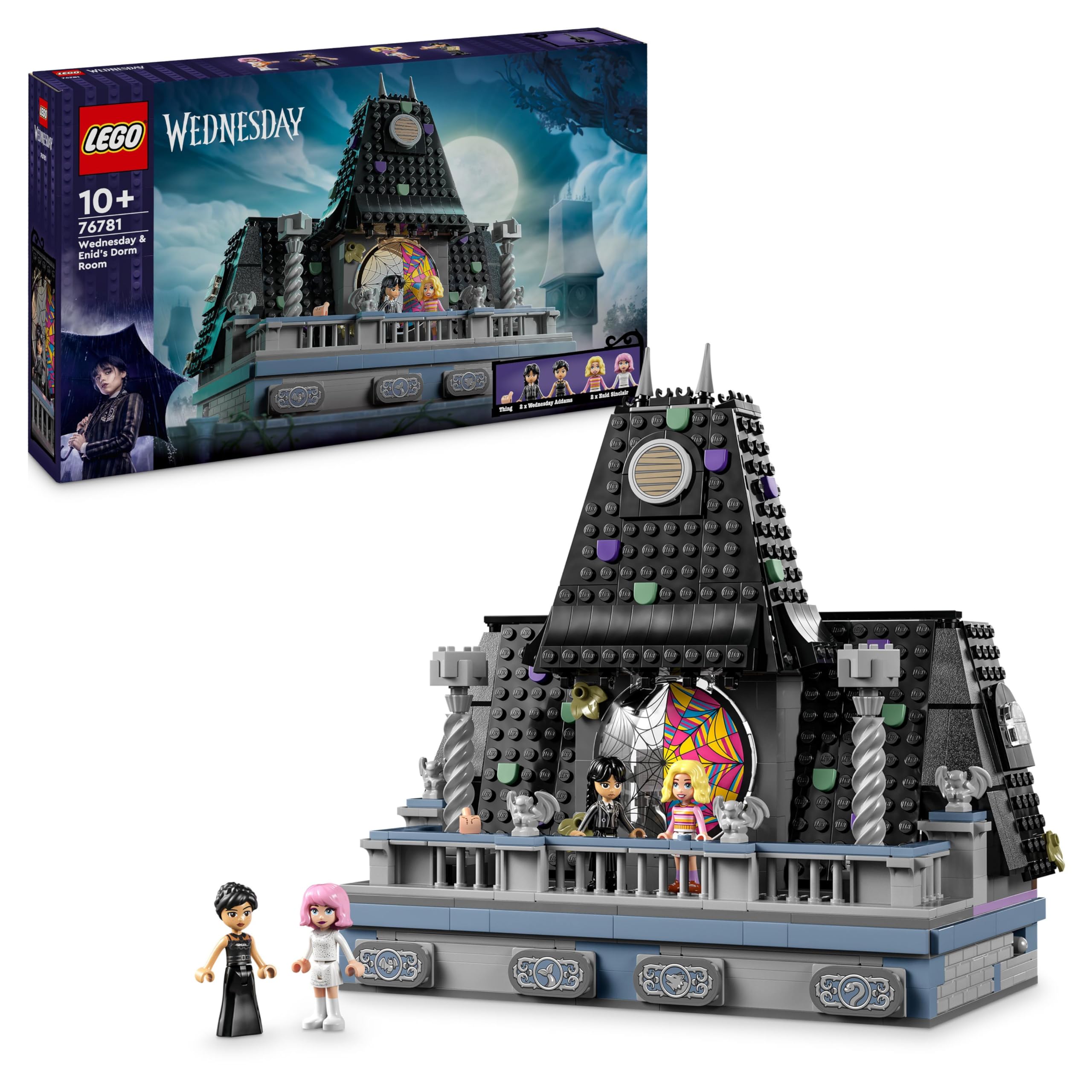 LEGO Wednesday Addams Figure Set 76781 - Collectible Building Toy for Kids 10+