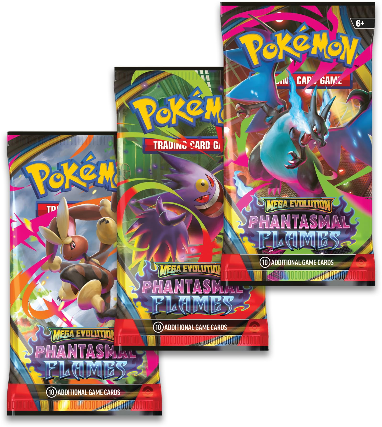 Pokémon TCG: Mega Evolution—Phantasmal Flames Triple Pack Sneasel | 1 Foil Promo Card | Ages 6+ 3