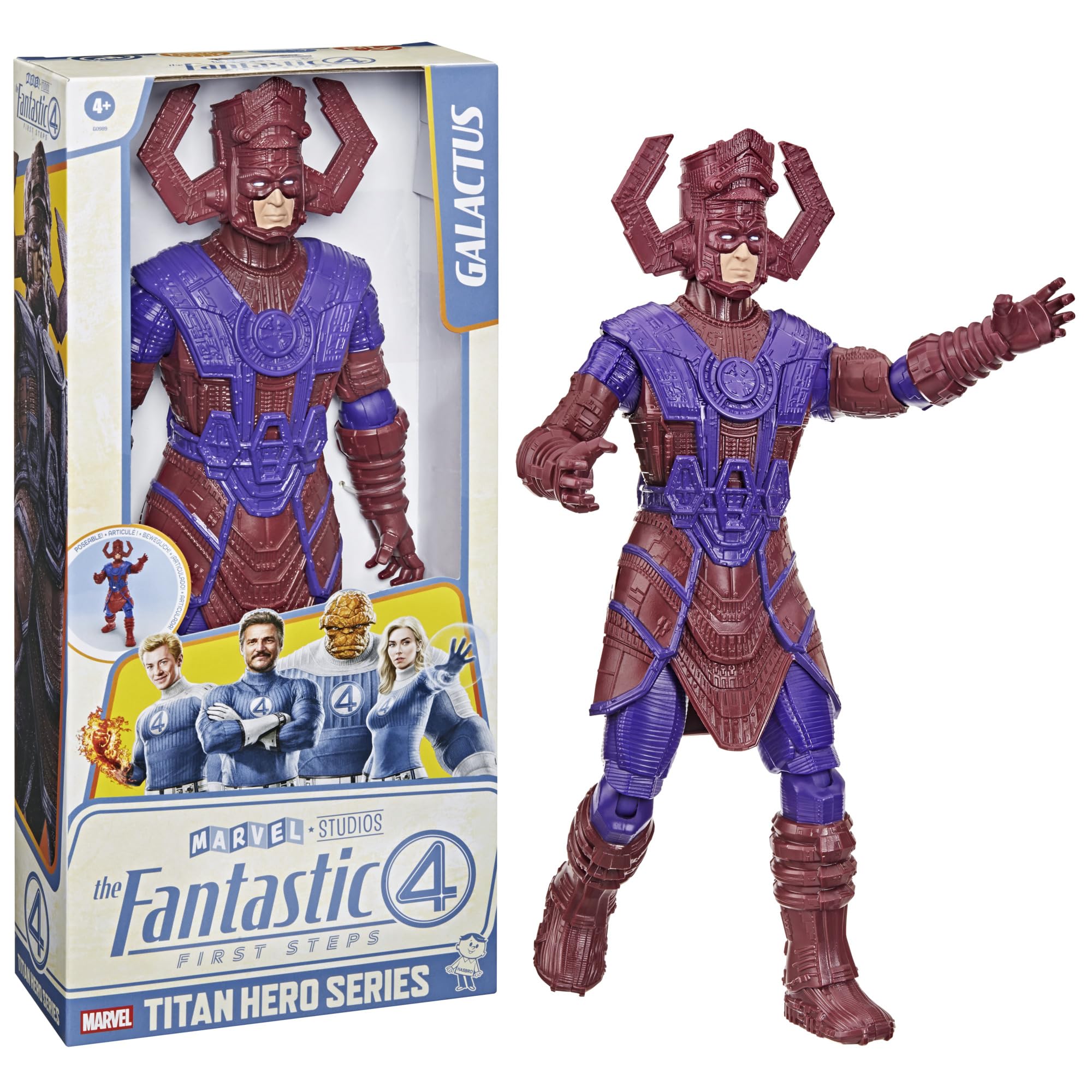 Marvel Titan Hero Series Galactus Action Figure - 30 cm Poseable Figure for Ages 4+ 9