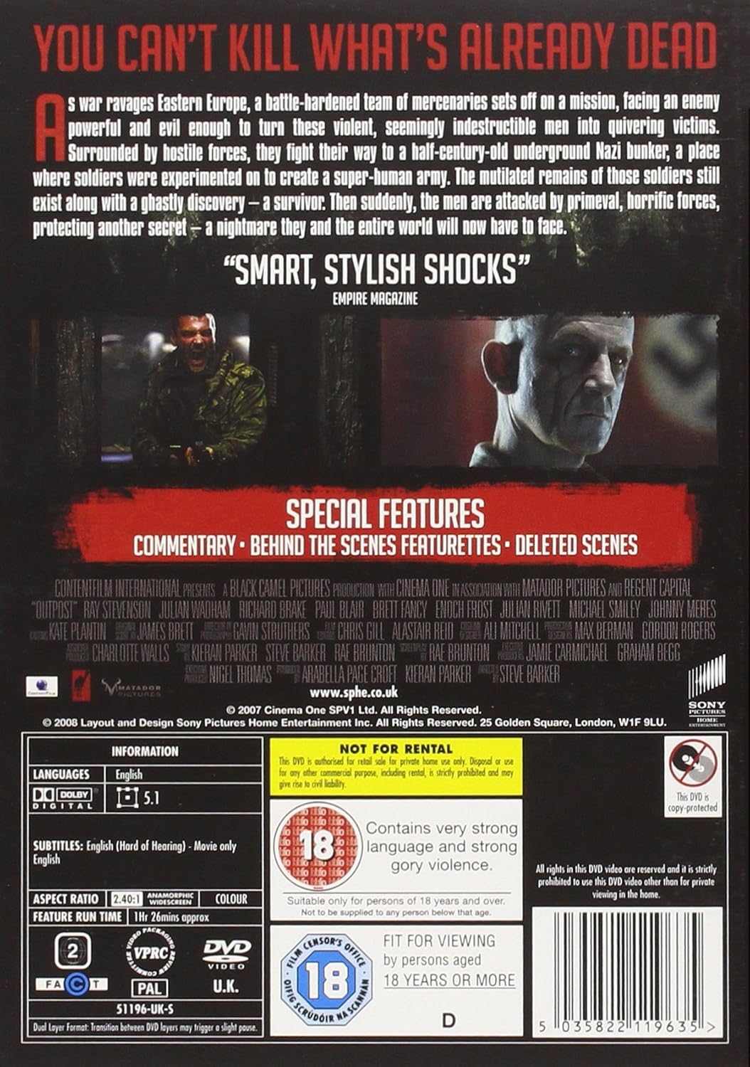 Outpost (2008) - DVD (Region 2)