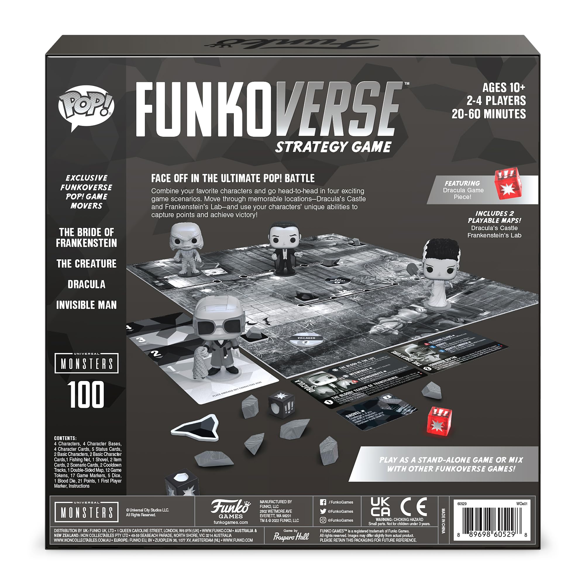Funko Funkoverse Universal Monsters 4er-Pack Strategiespiel 7