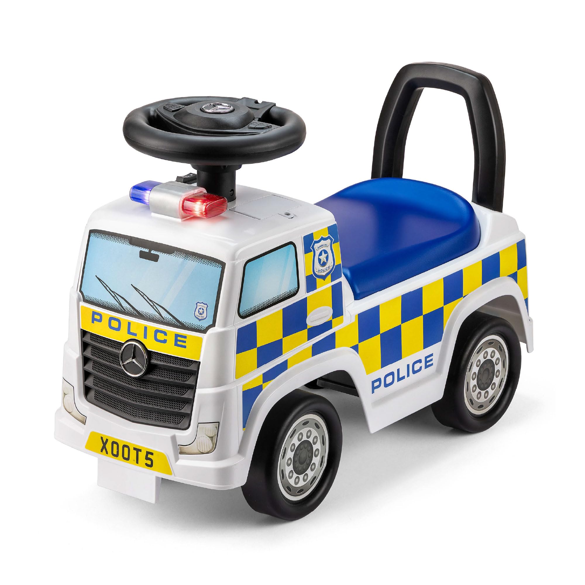 Xootz Mercedes Benz Police Foot to Floor Ride On for Toddlers 18 Months+ 4