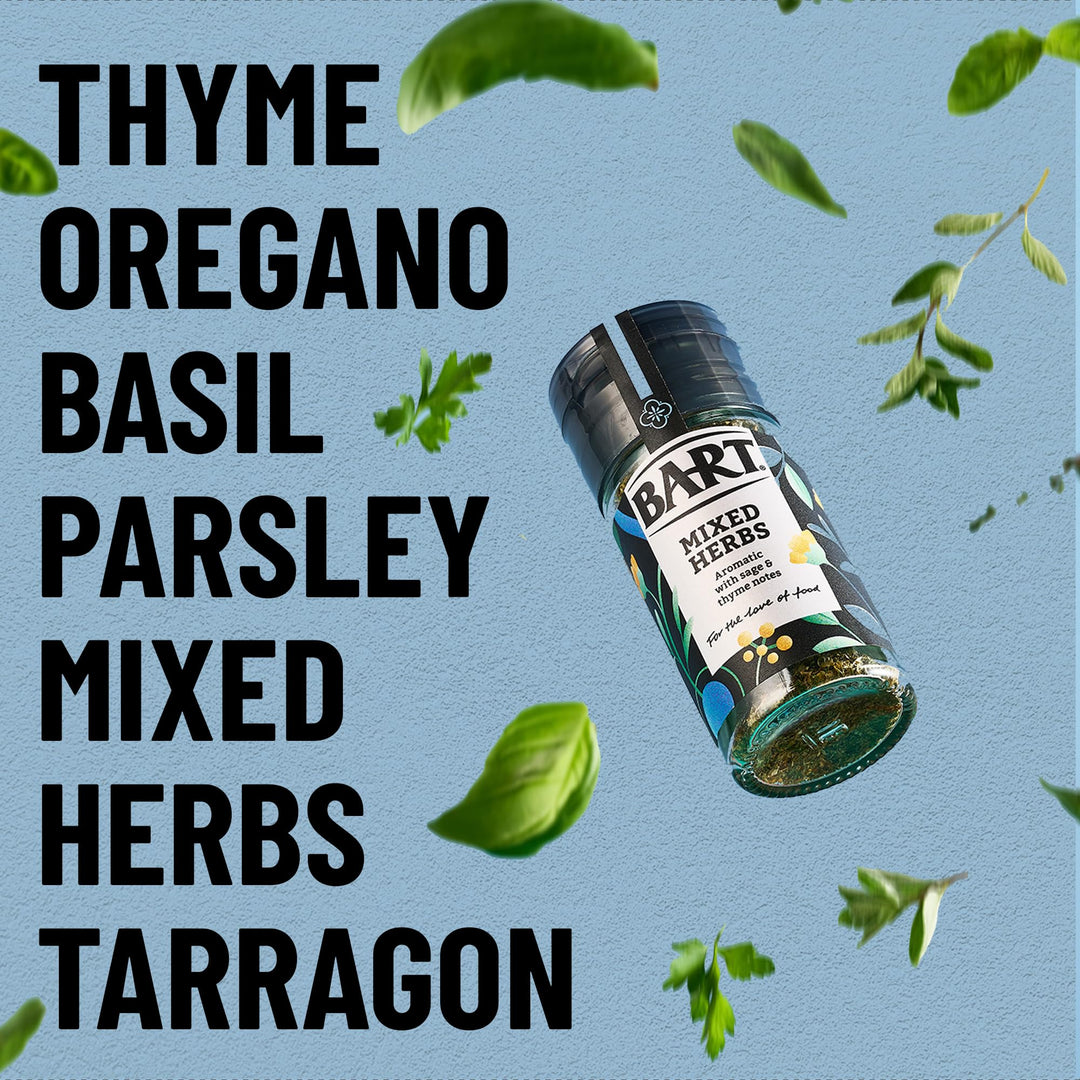 BART Essential Herbs Bundle - Thyme, Oregano, Basil, Parsley, Mixed Herbs & Tarragon