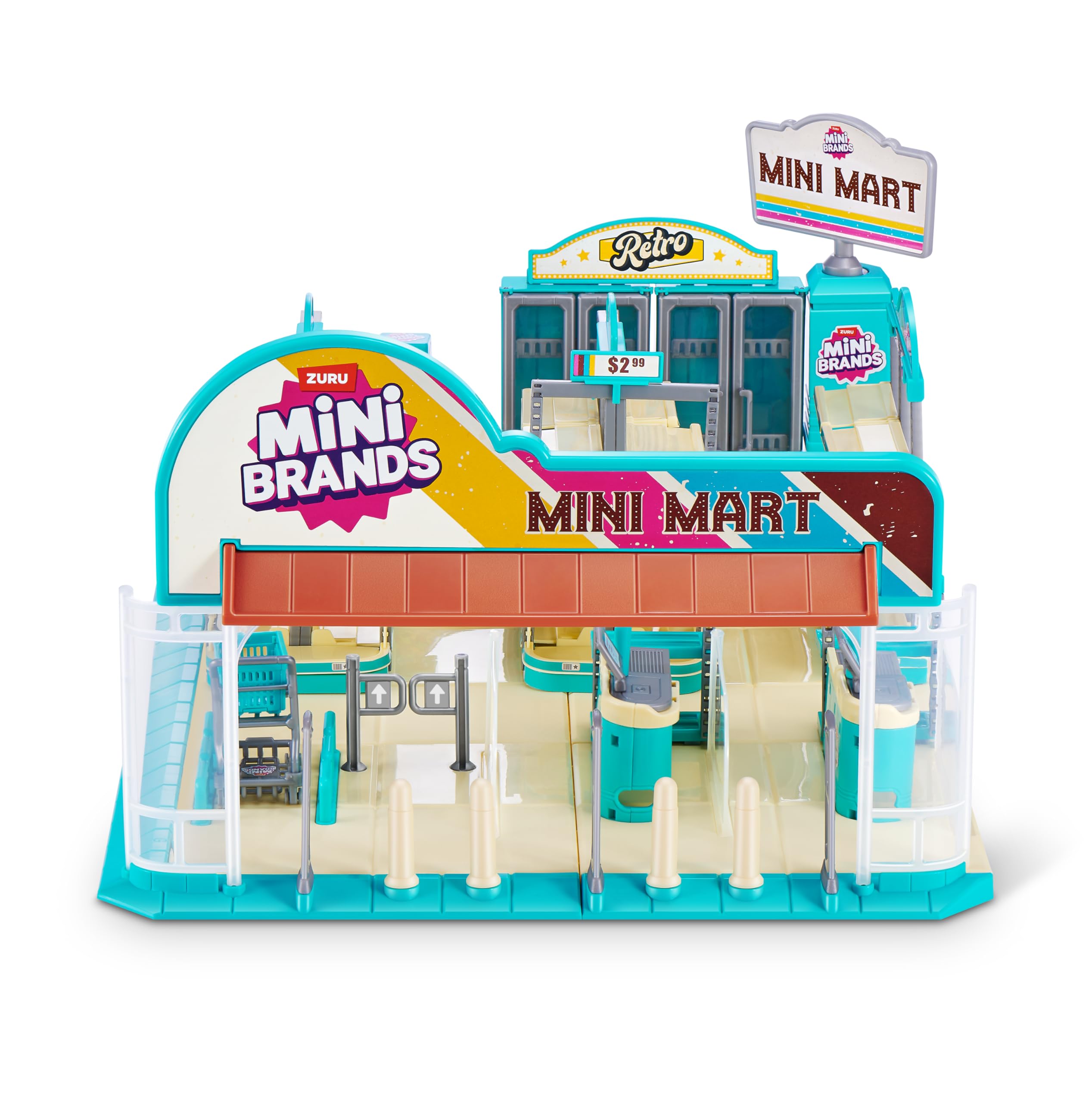 Mini Brands Retro Grocery Mini Mart Series 1 - Collectible Playset for Kids & Collectors 8