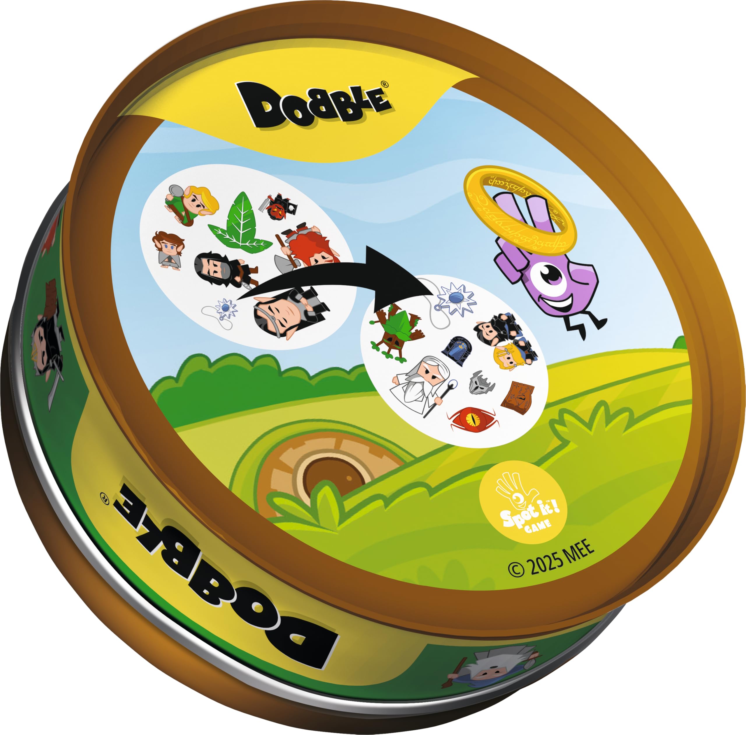 Asmodee Dobble Herr der Ringe – Suche nach dem Einen Ring – Kartenspiel 4