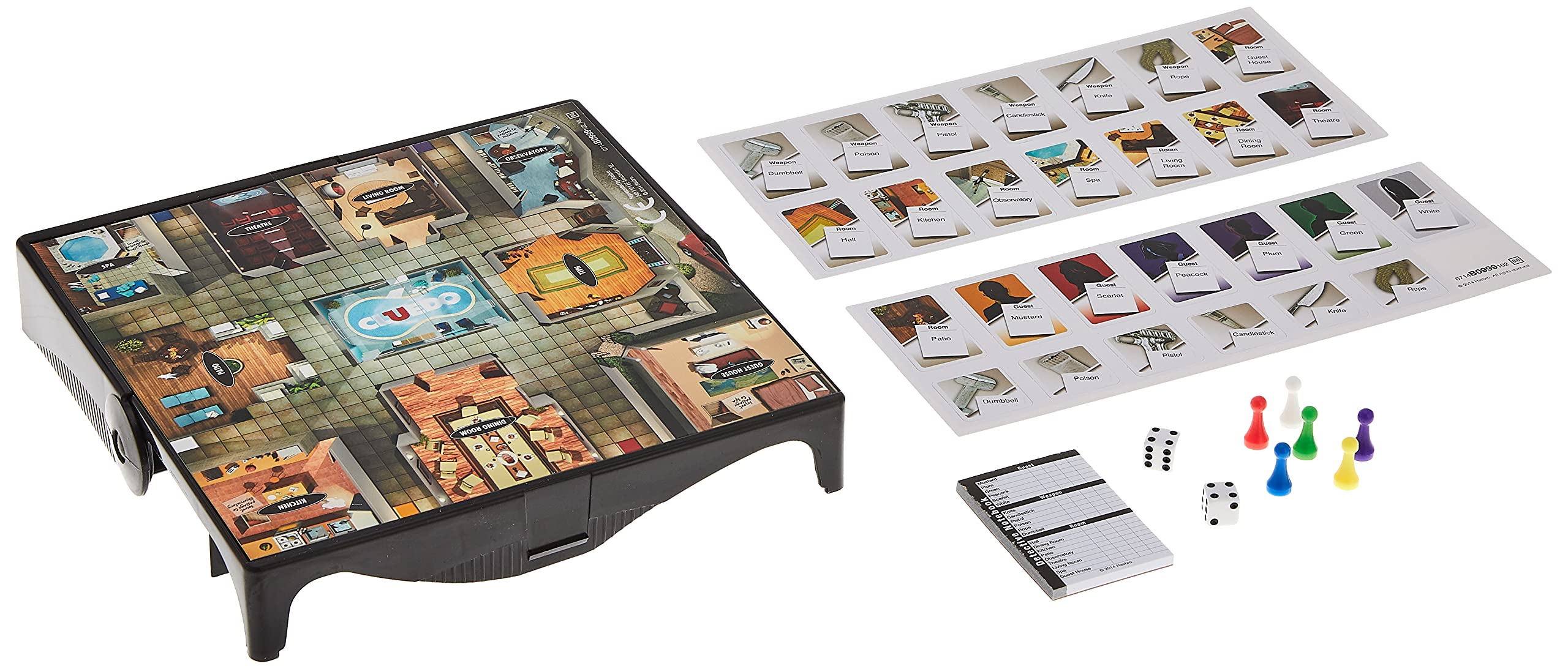 Hasbro Gaming Cluedo Grab & Go Edition - Mystery Board Game for 3-6 Players 1