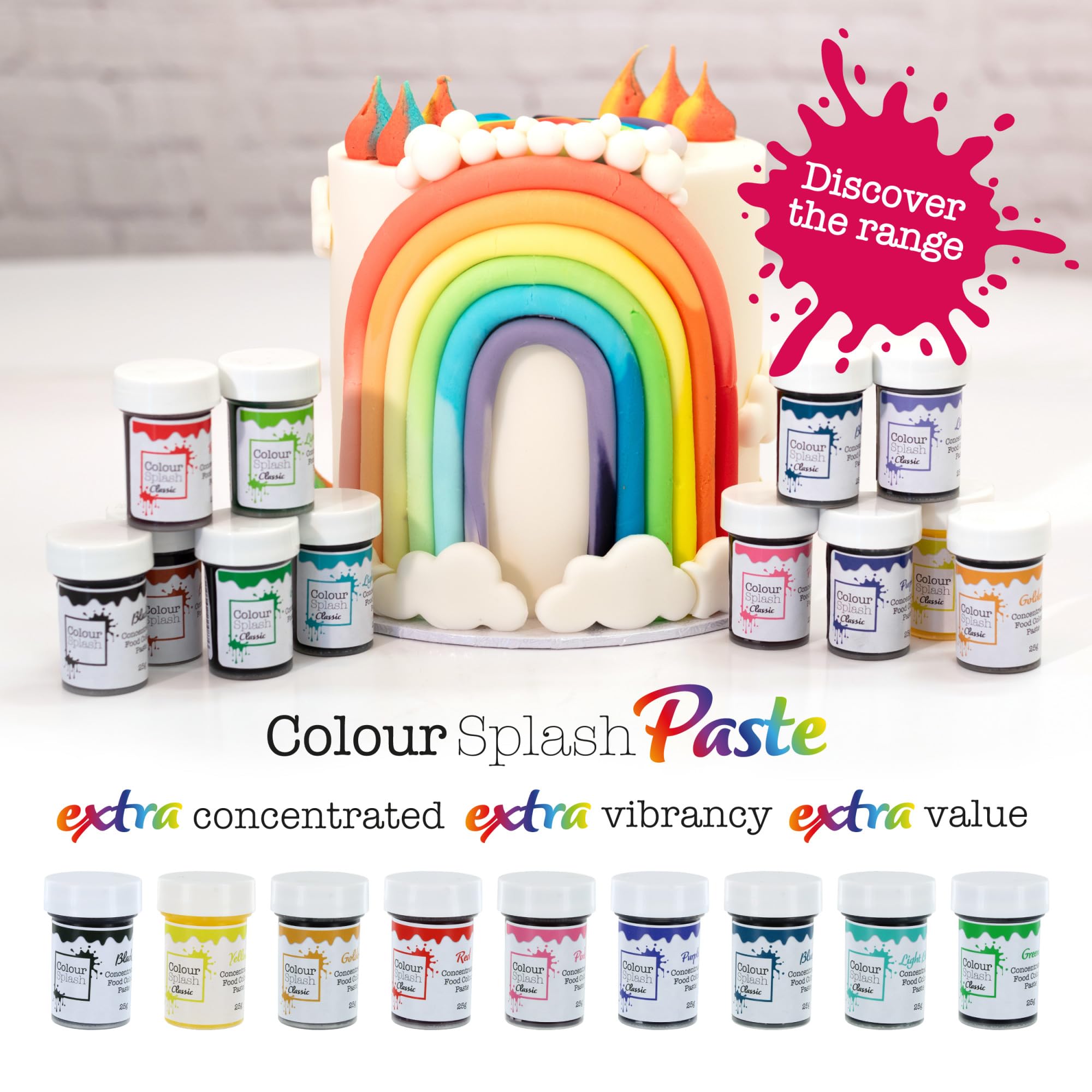 Colour Splash – Goldene konzentrierte Lebensmittelfarbpaste zum Backen 9