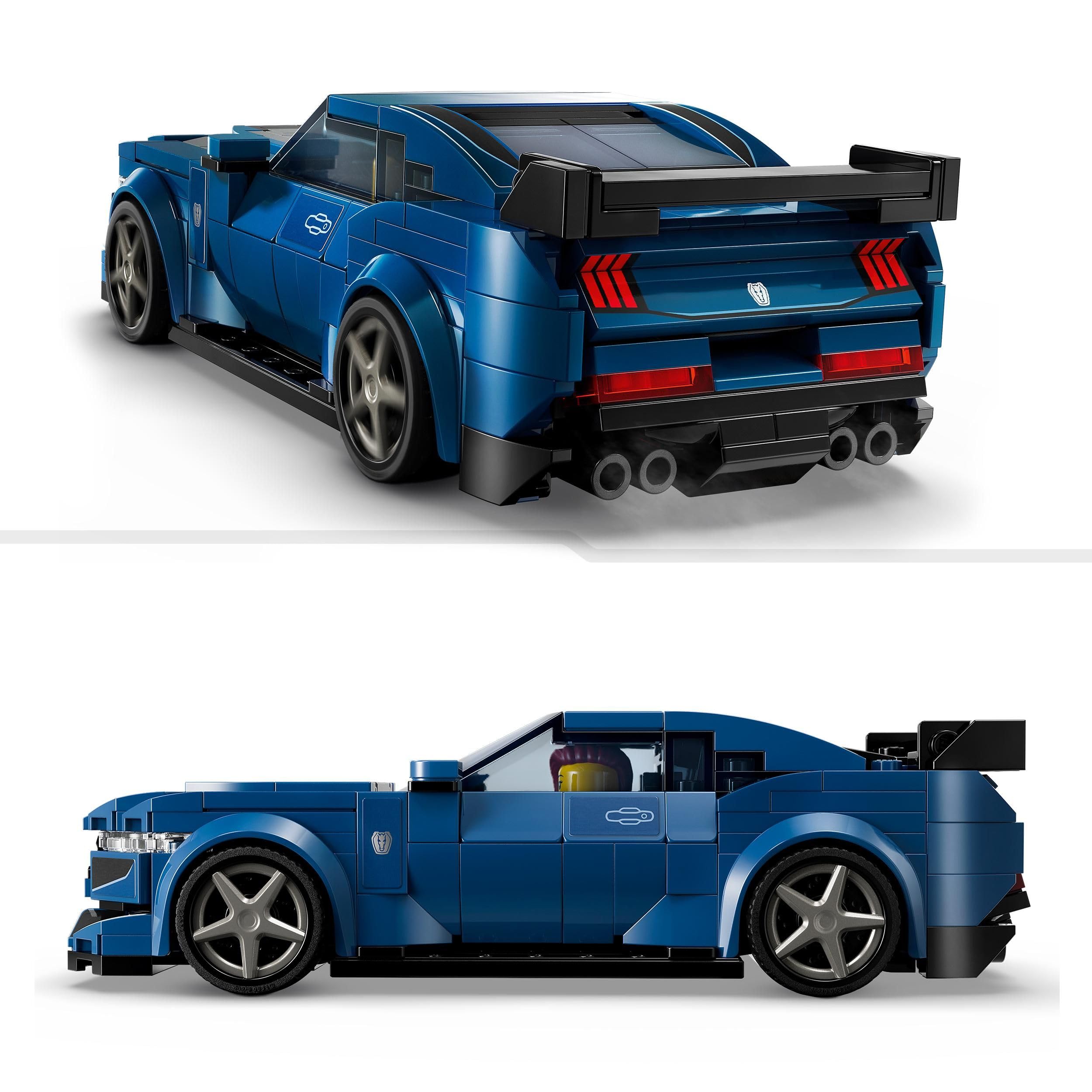 LEGO Speed Champions Ford Mustang Dark Horse Sports Car Toy - Buildable Vehicle for Ages 9+ 5