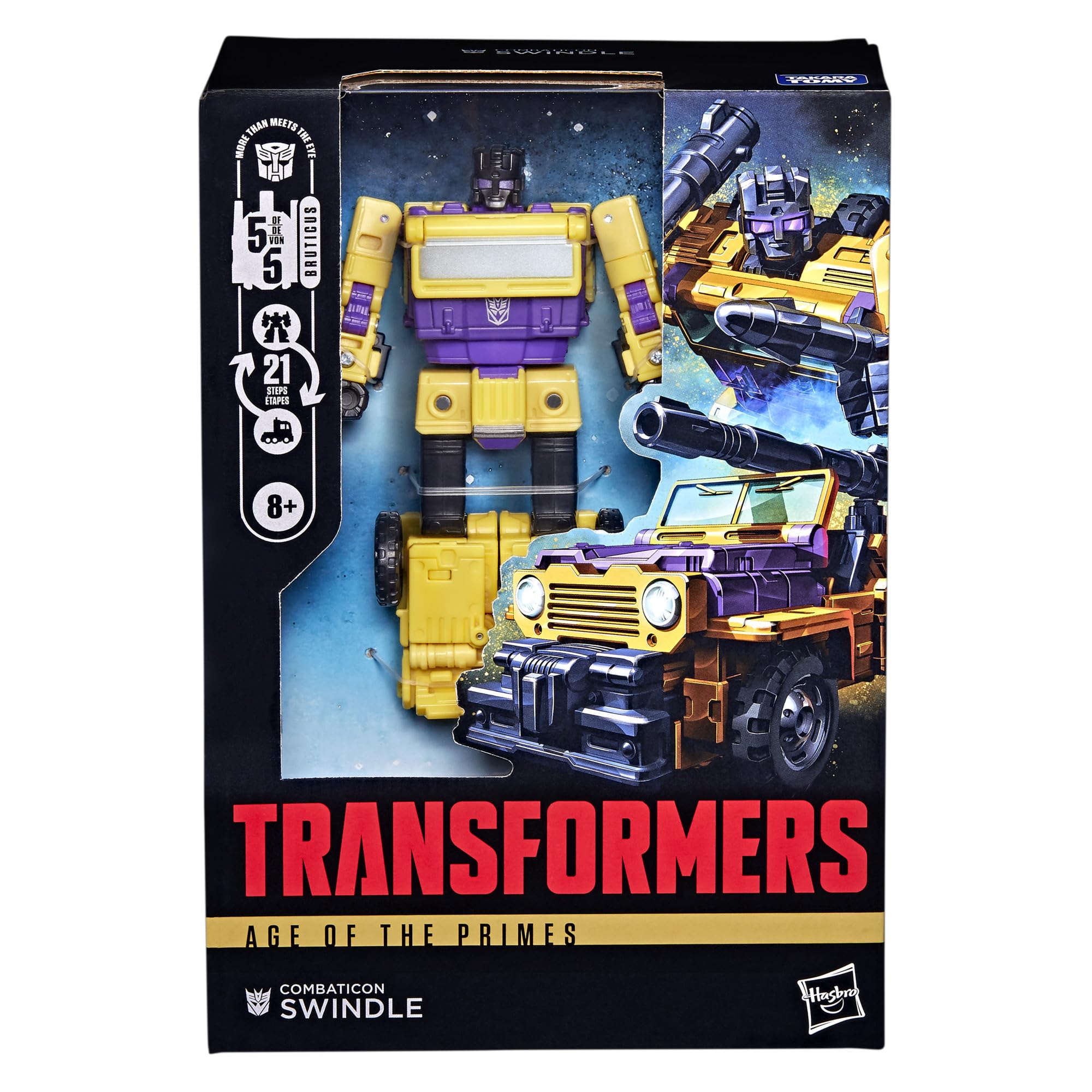 Transformers Age of the Primes Combaticon Swindle - Voyager Class 16.5 cm Action Figure | Ages 8+ 5
